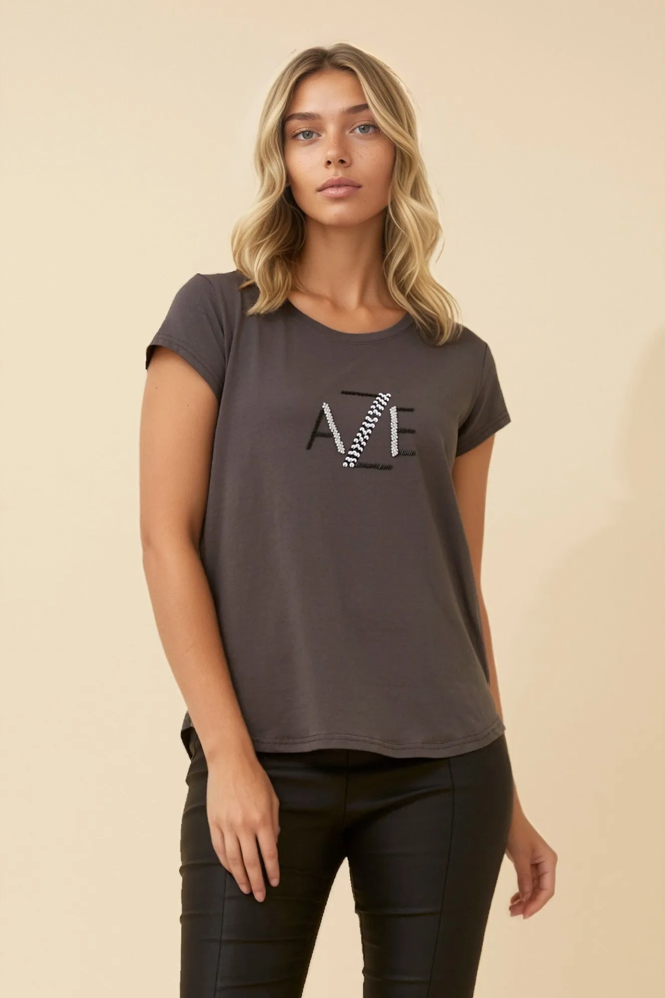 COCO EMBELLISHED TEE sold by Rockmans