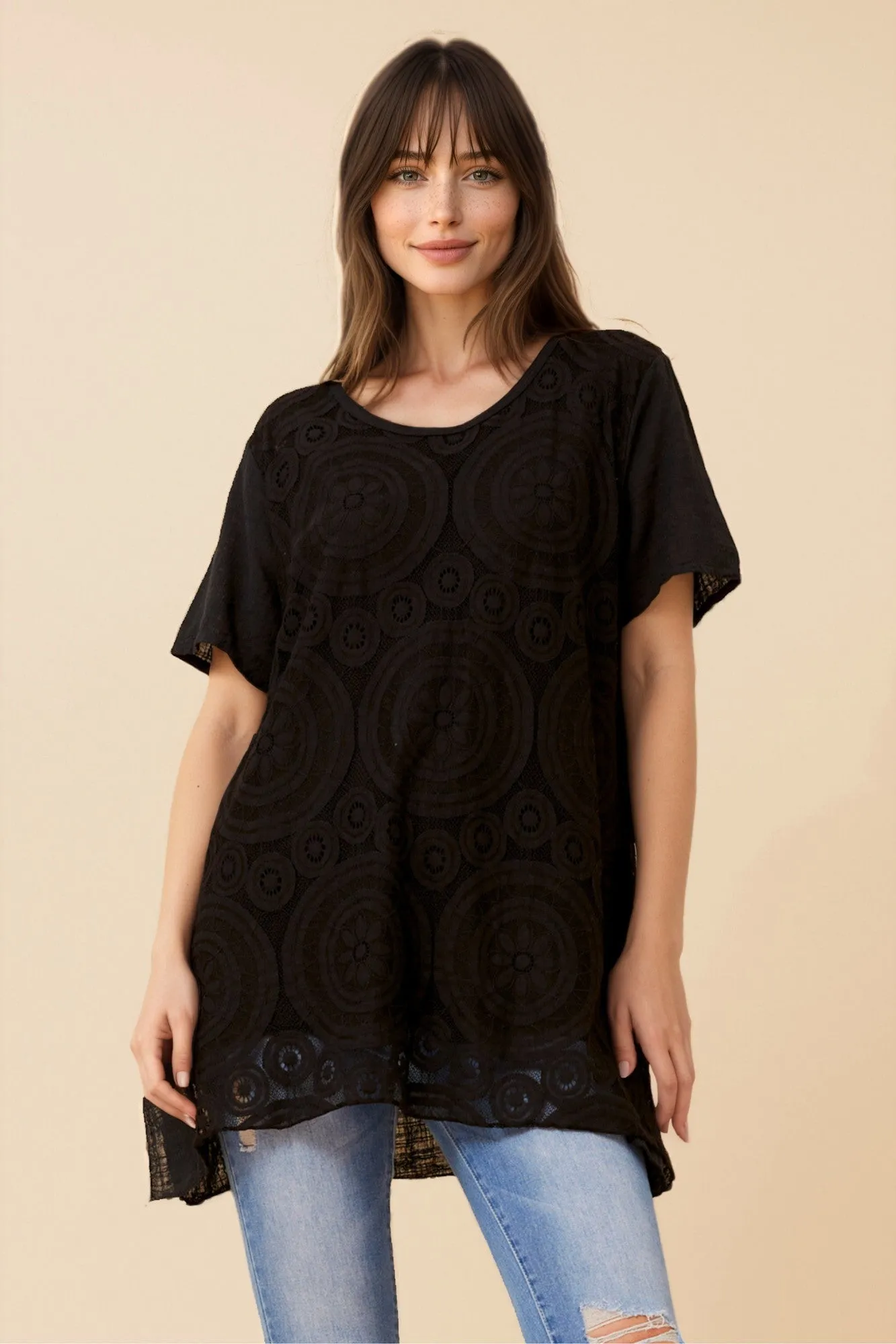 ISOTTA LACE LAYERED TOP sold by Rockmans product image thumbnail 3