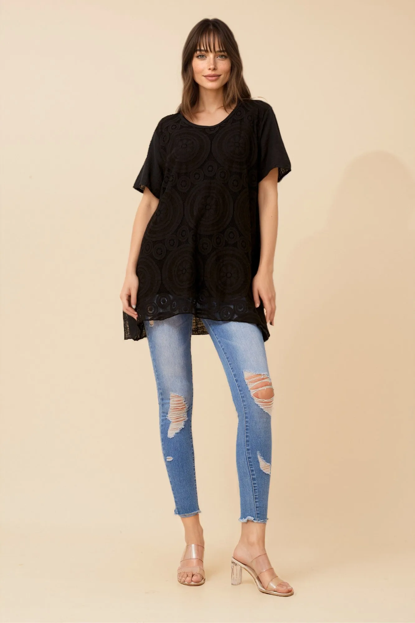 ISOTTA LACE LAYERED TOP sold by Rockmans product image thumbnail 4