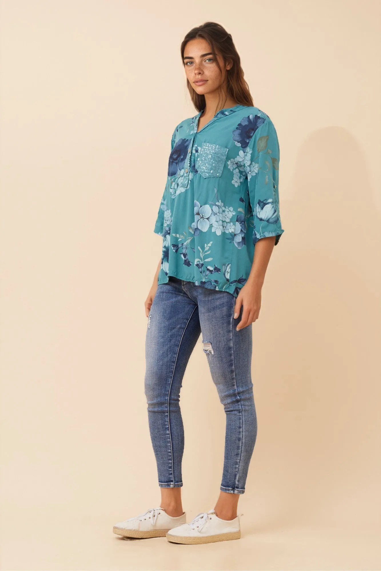 ROSETTA FLORAL TOP sold by Rockmans product image thumbnail 4