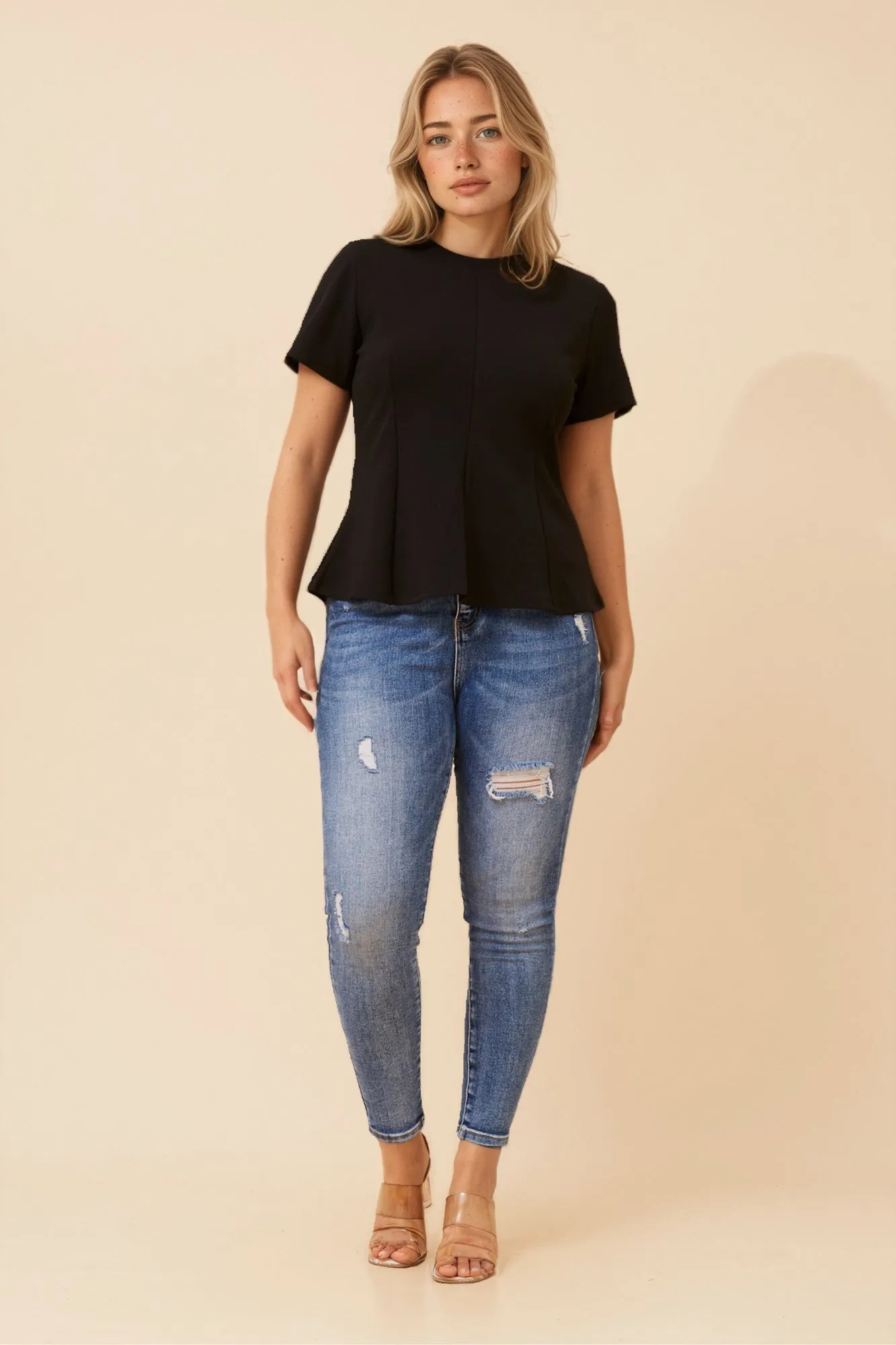 PABLITA PEPLUM TOP sold by Rockmans product image thumbnail 4