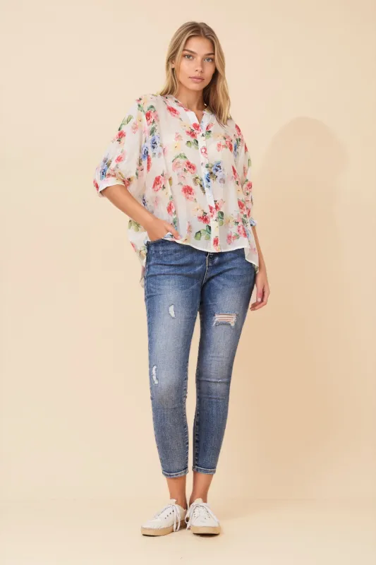 BELINA FLORAL SHIRT made by Rockmans
