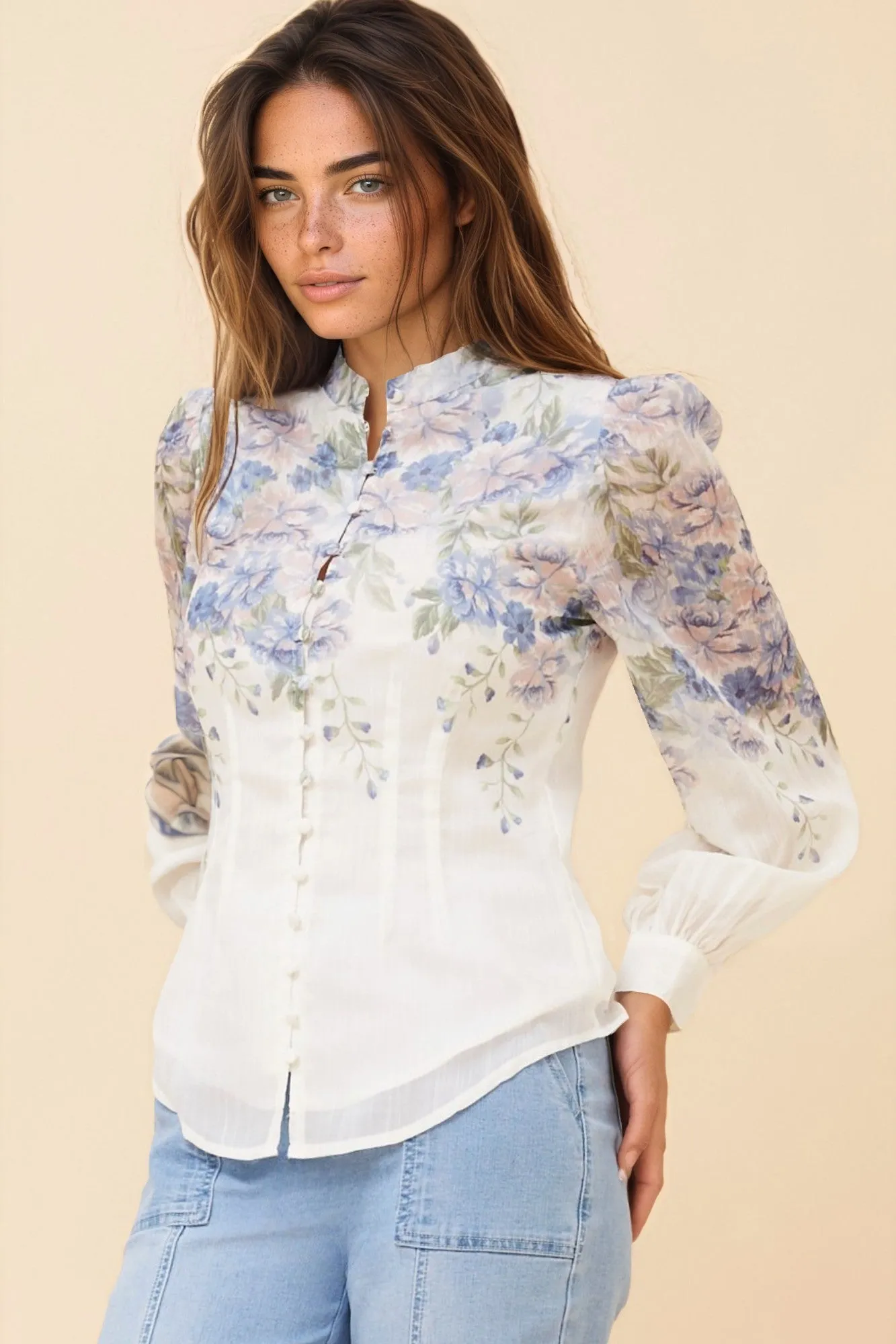 EIRA FLORAL BLOUSE sold by Rockmans product image thumbnail 5