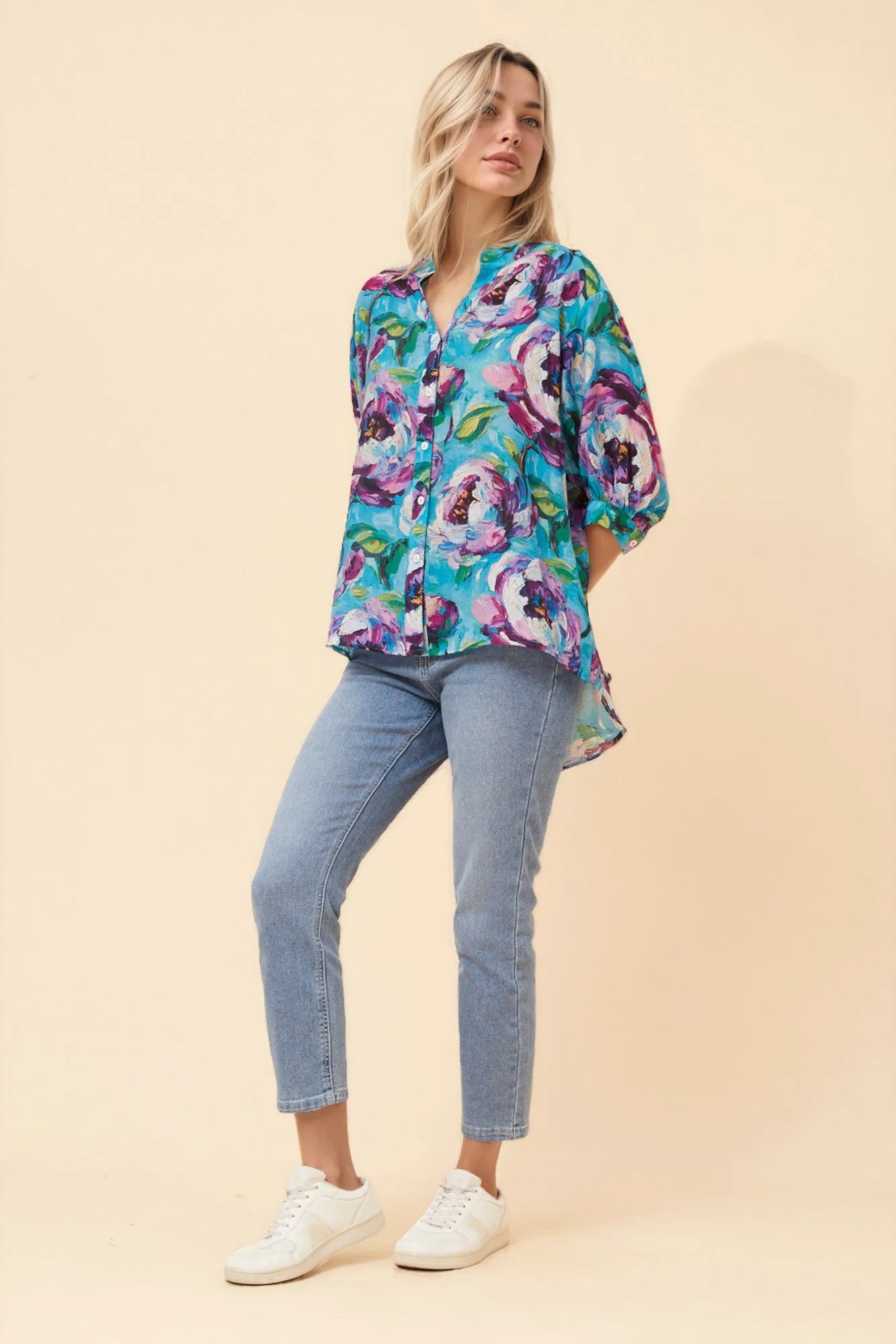 BELINA FLORAL SHIRT sold by Rockmans product image thumbnail 5