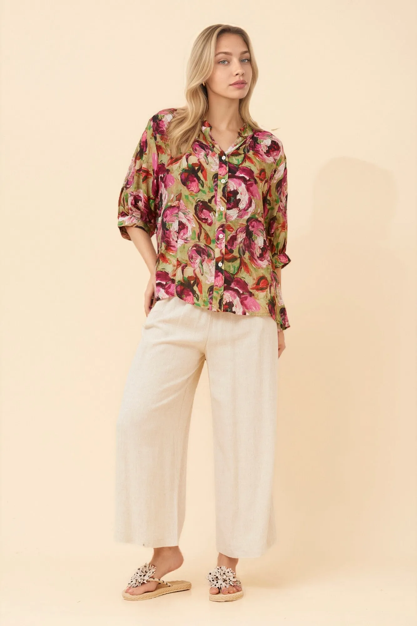 BELINA FLORAL SHIRT sold by Rockmans product image thumbnail 2