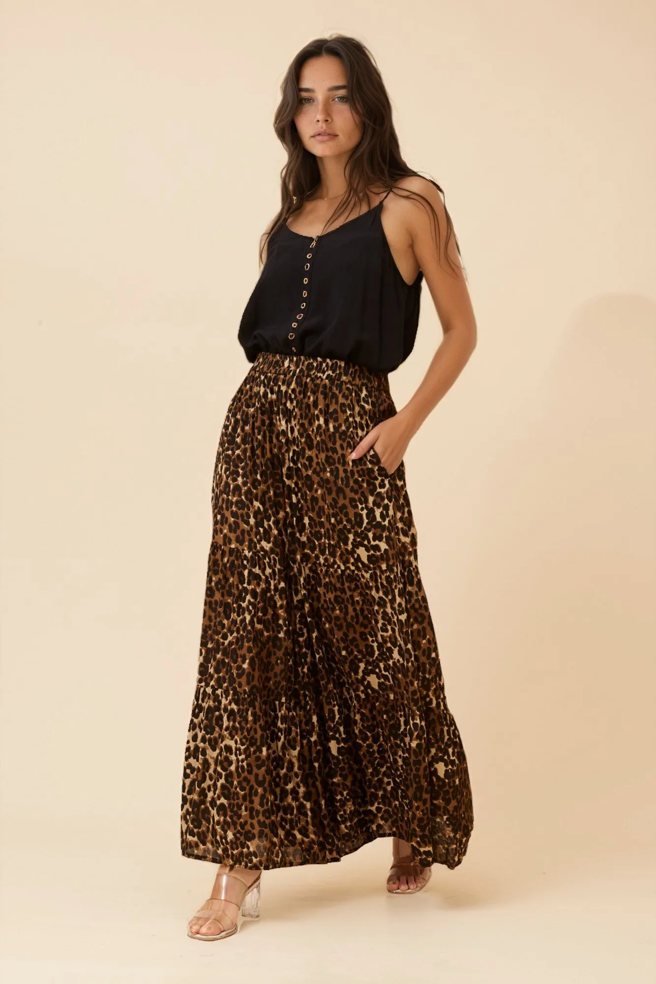 ZAELIA ANIMAL PRINT PANTS sold by Rockmans product image thumbnail 5