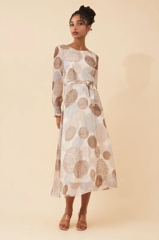PRISCILLA FOIL PRINT MAXI DRESS made by Rockmans