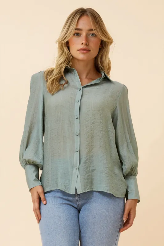 BELLE SOLID SHIRT made by Rockmans