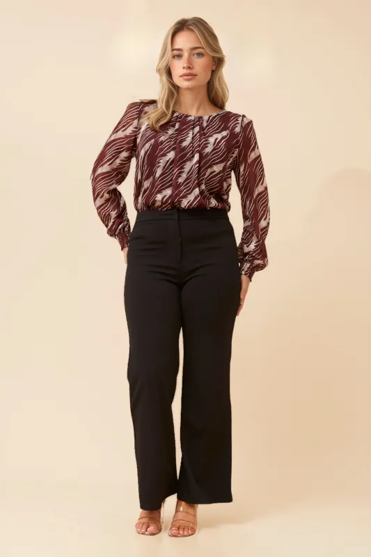 BREE ABSTRACT PRINT BLOUSE made by Rockmans