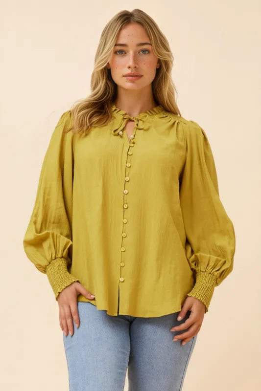 FERRIS SOLID BLOUSE made by Rockmans