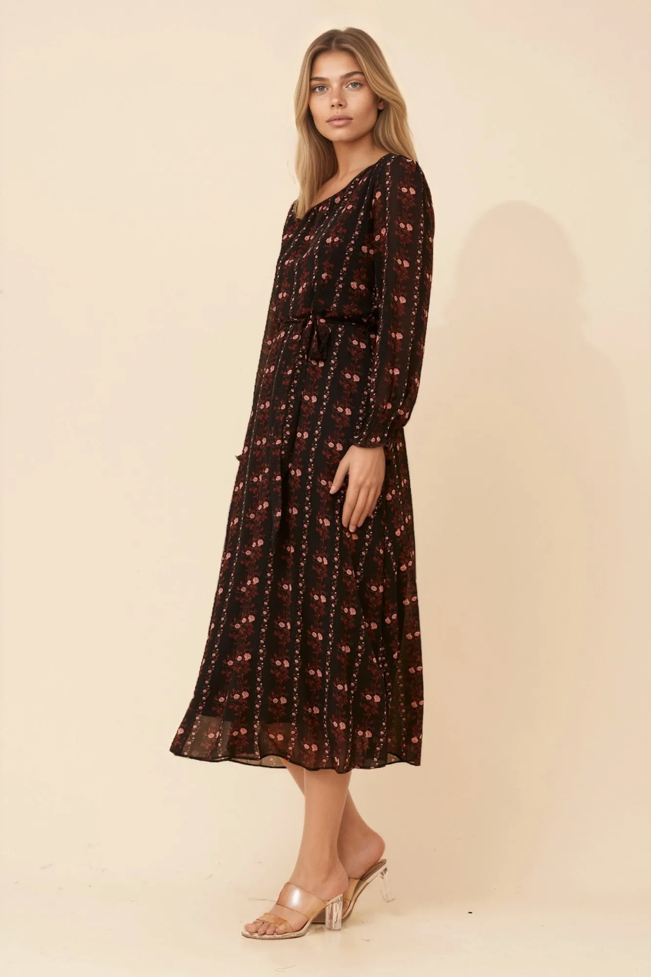 PRISCILLA DITSY PRINT MAXI DRESS sold by Rockmans product image thumbnail 5