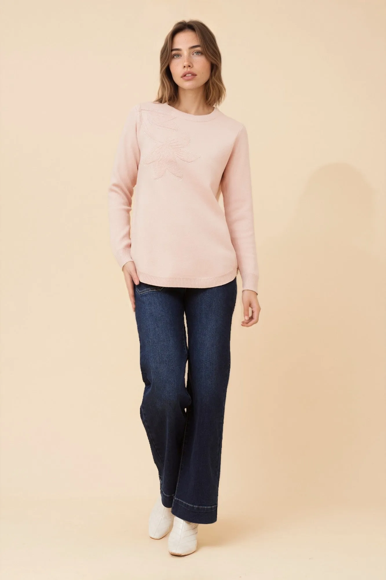 ANITA FLORAL EMBROIDERED PULLOVER sold by Rockmans product image thumbnail 4