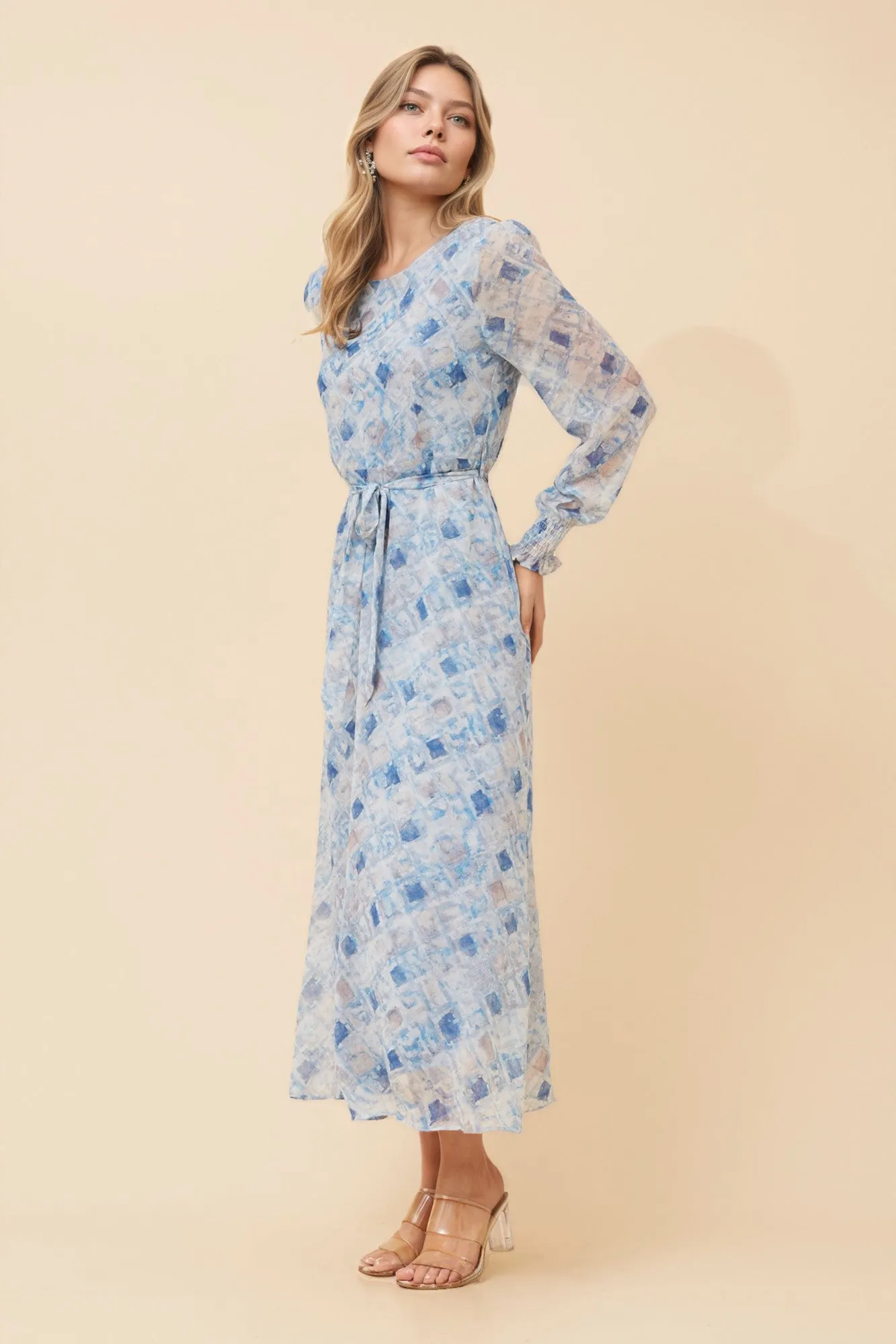 PRISCILLA ABSTRACT PRINT MAXI DRESS sold by Rockmans product image thumbnail 5