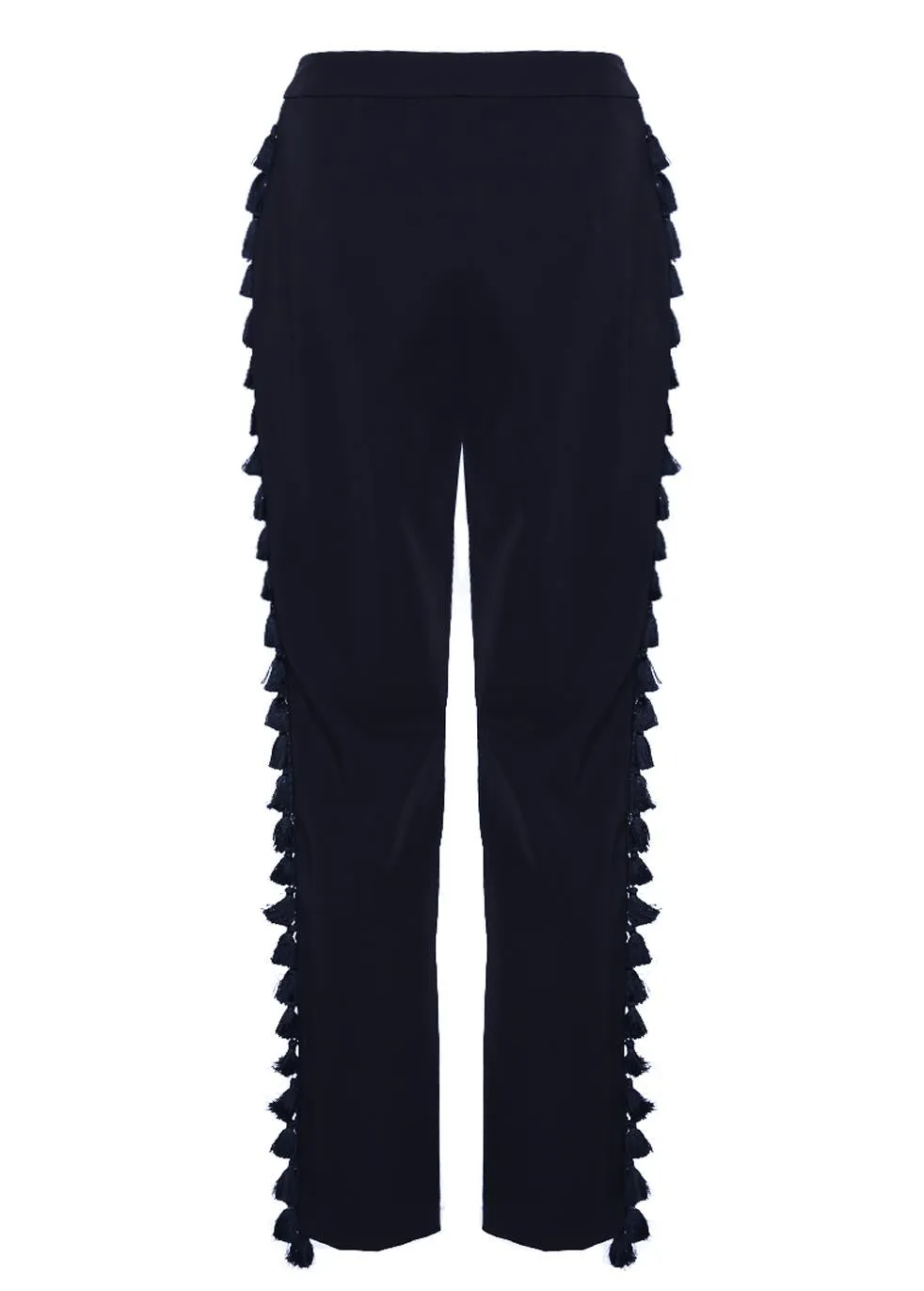 Stevie Navy Ruffle Seam Trousers sold by True Decadence product image thumbnail 3