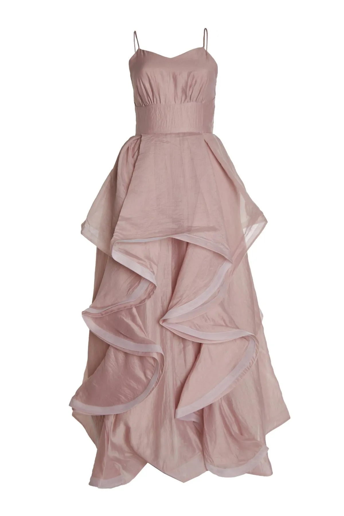 Ila Dusty Rose Ruffle Maxi Dress sold by True Decadence product image thumbnail 3