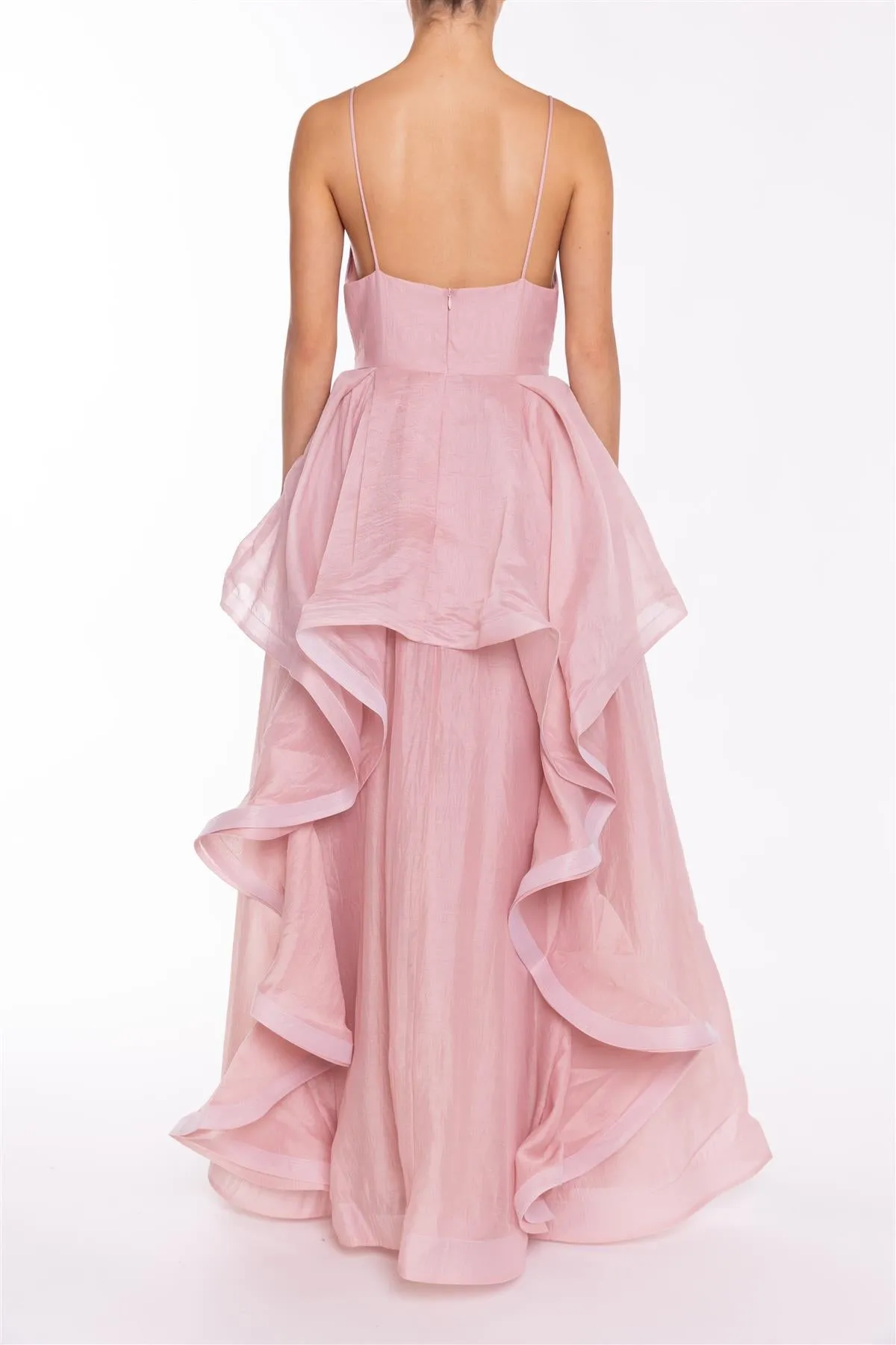 Ila Dusty Rose Ruffle Maxi Dress sold by True Decadence product image thumbnail 2
