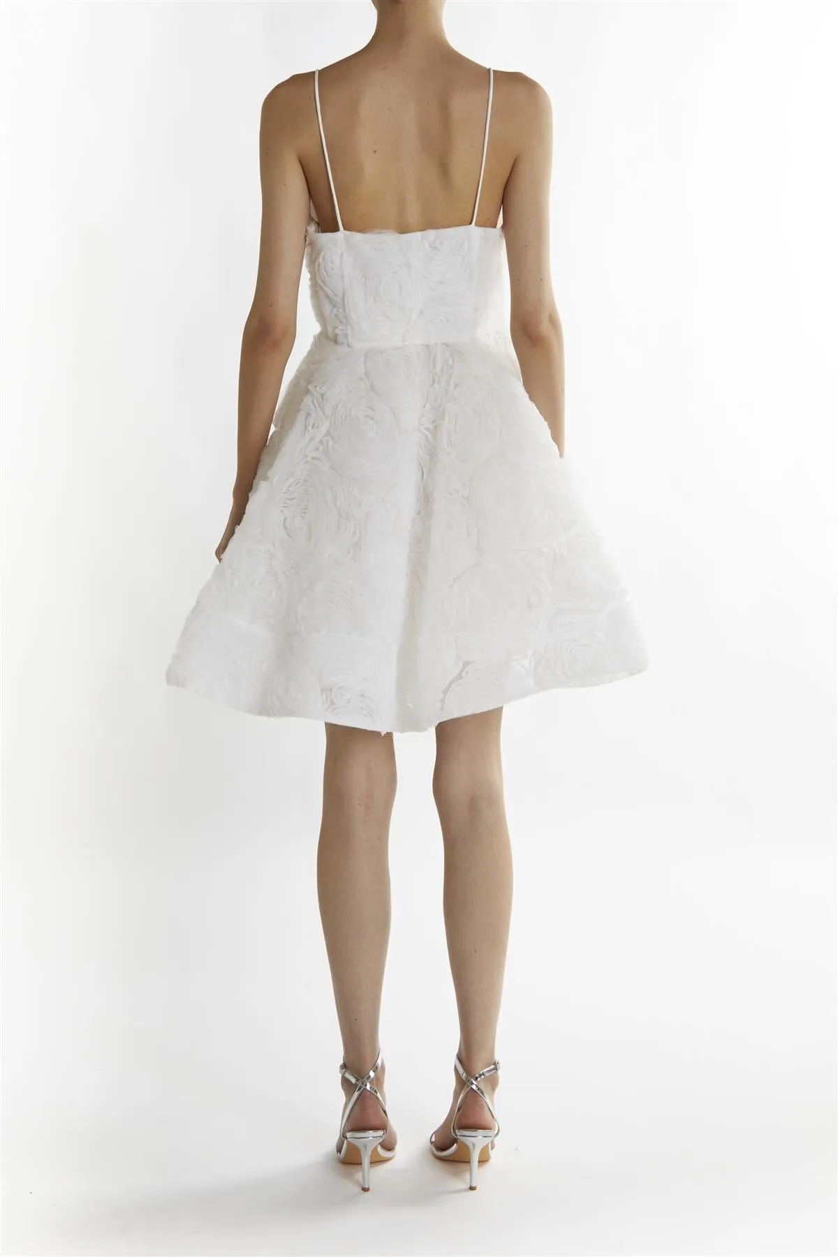 White Eloise Sculpted Mini-Dress sold by True Decadence product image thumbnail 2