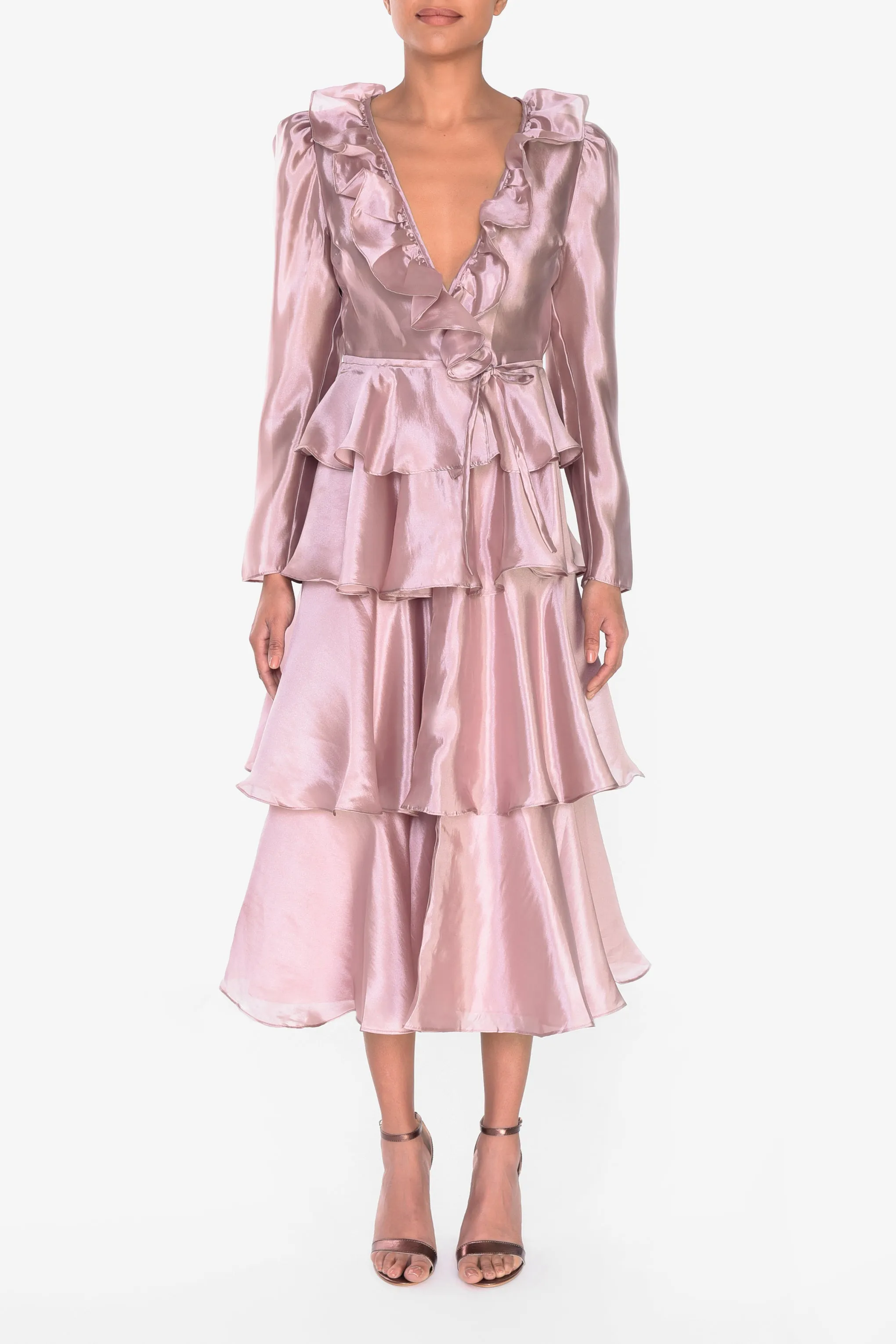 Alison Co-Ord High Waisted Midi-Skirt sold by True Decadence