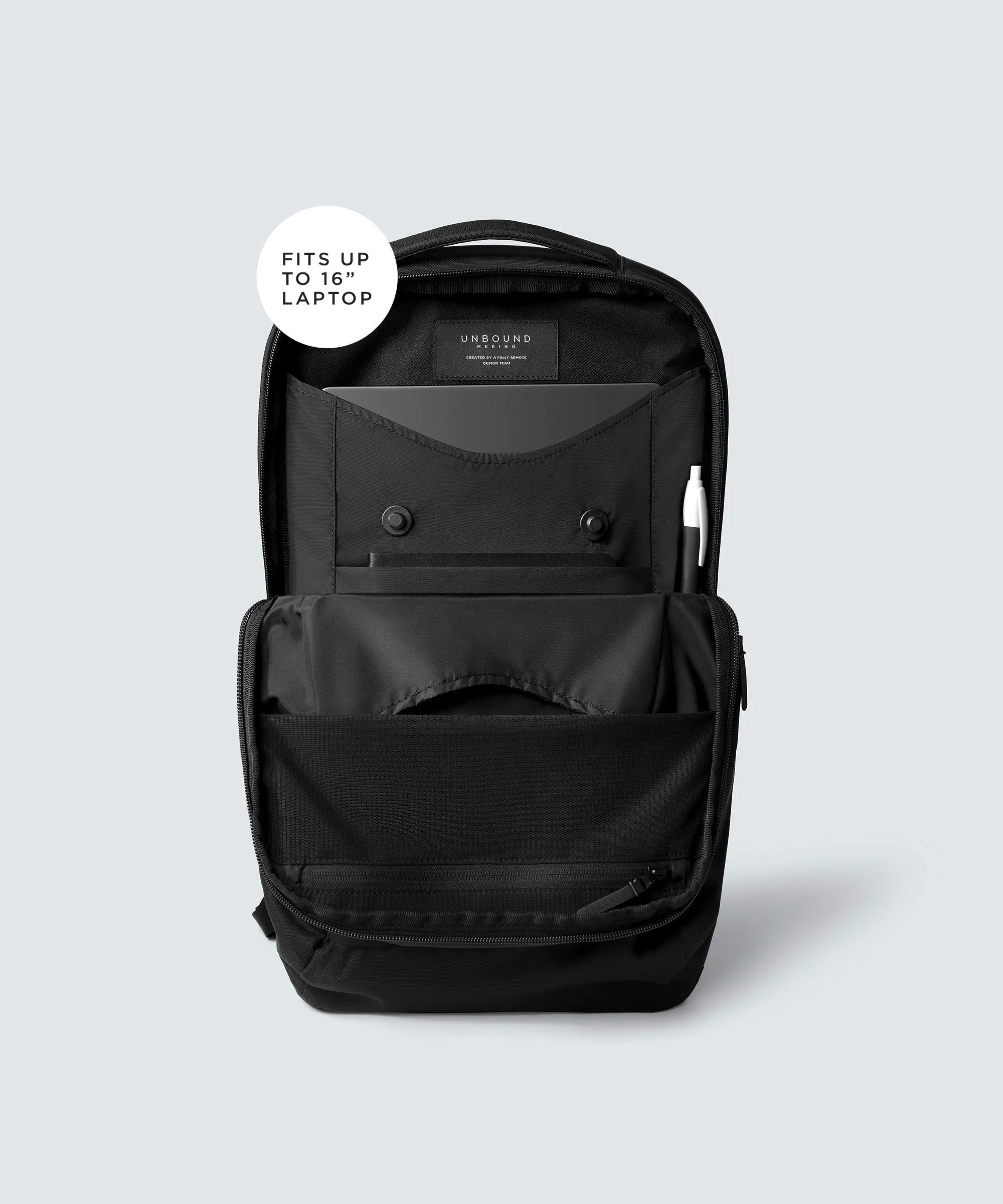 Ultralight Travel Backpack sold by Unbound Merino product image thumbnail 3