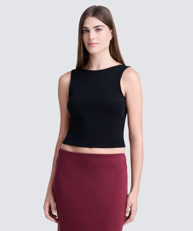 Women's Merino Cropped Tank sold by Unbound Merino