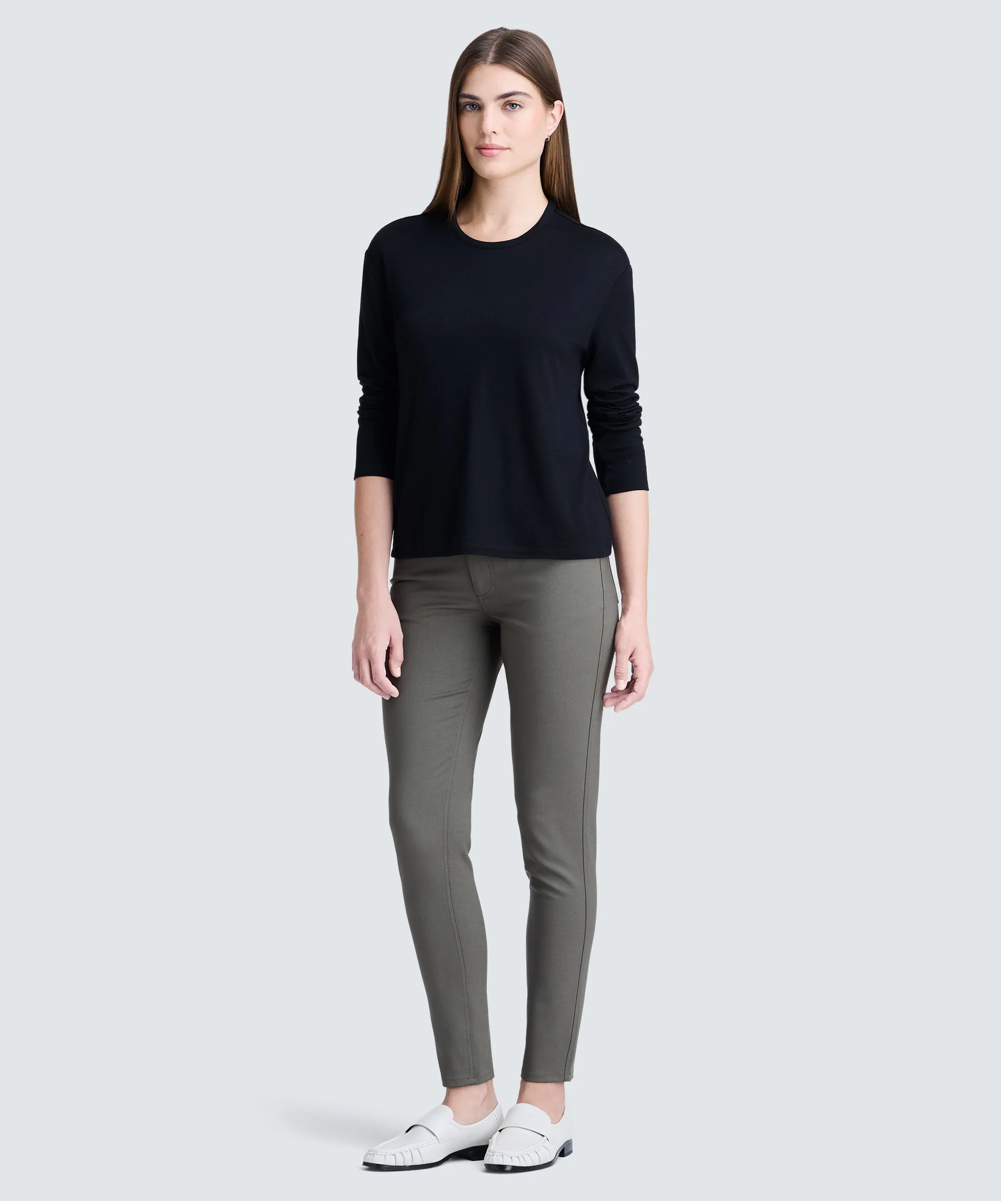 Women's Relaxed Long Sleeve Merino Crew sold by Unbound Merino product image thumbnail 3