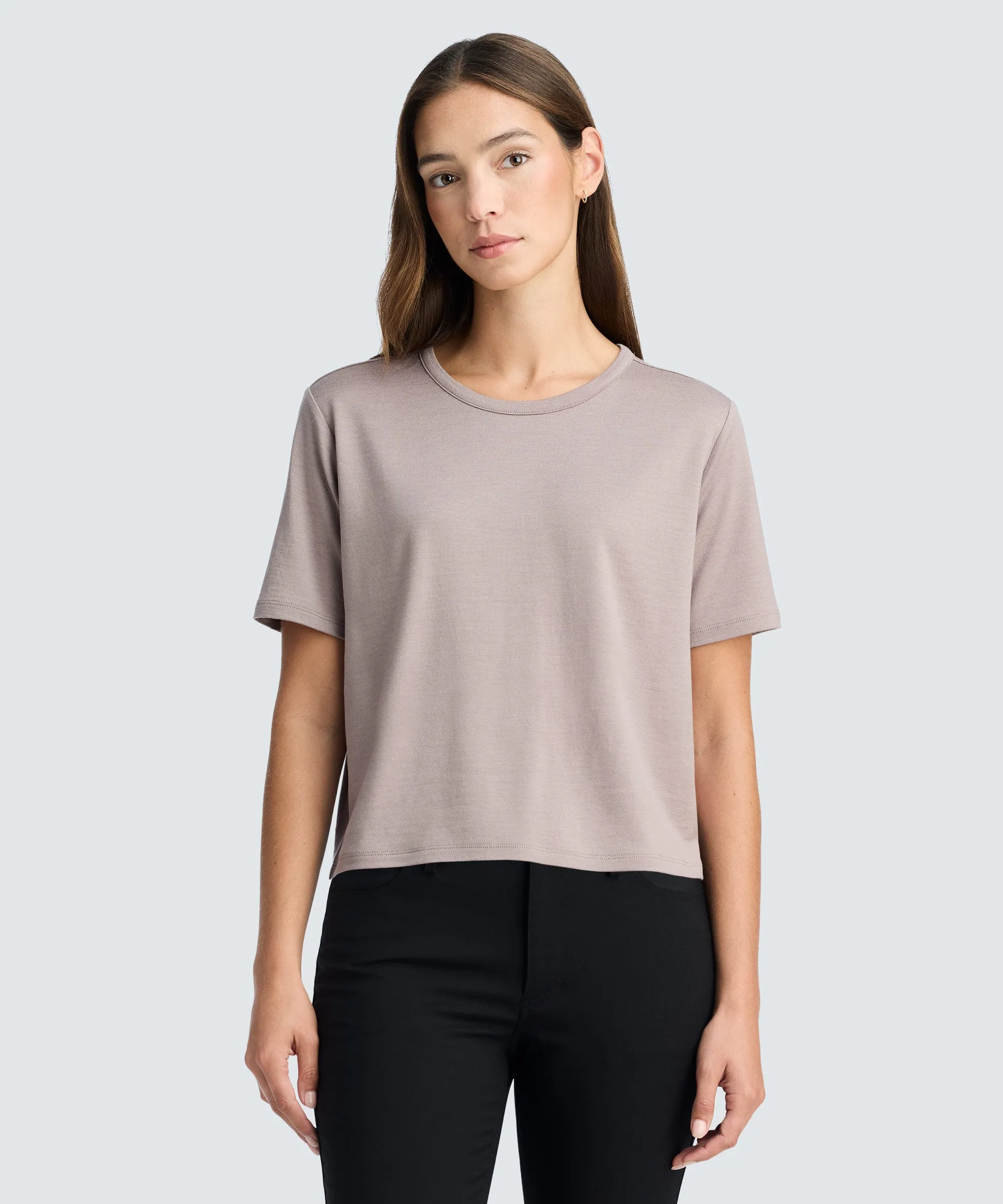 Women's Merino Boxy Tee sold by Unbound Merino