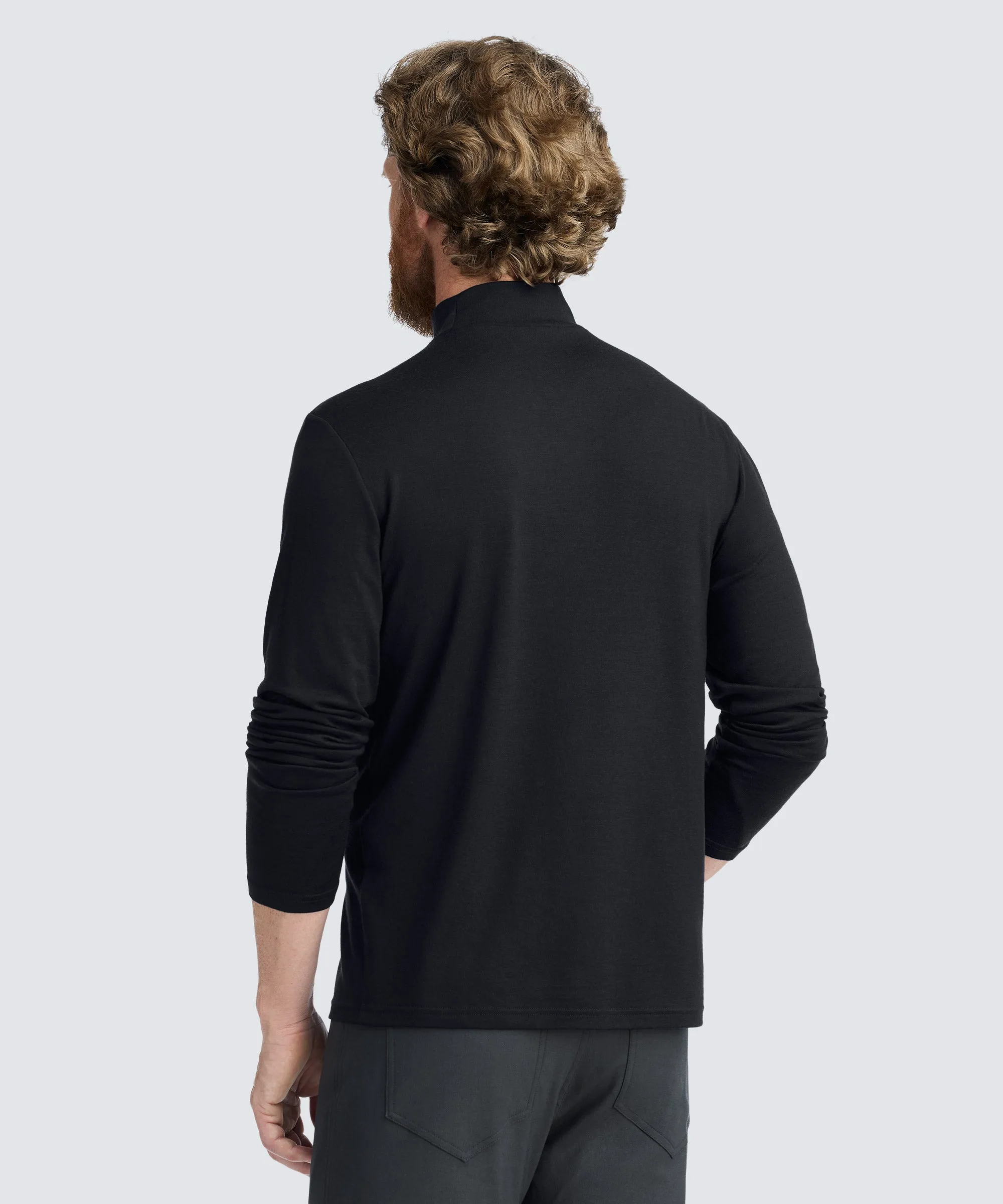 Men's Long Sleeve Merino Hi-Neck sold by Unbound Merino product image thumbnail 4