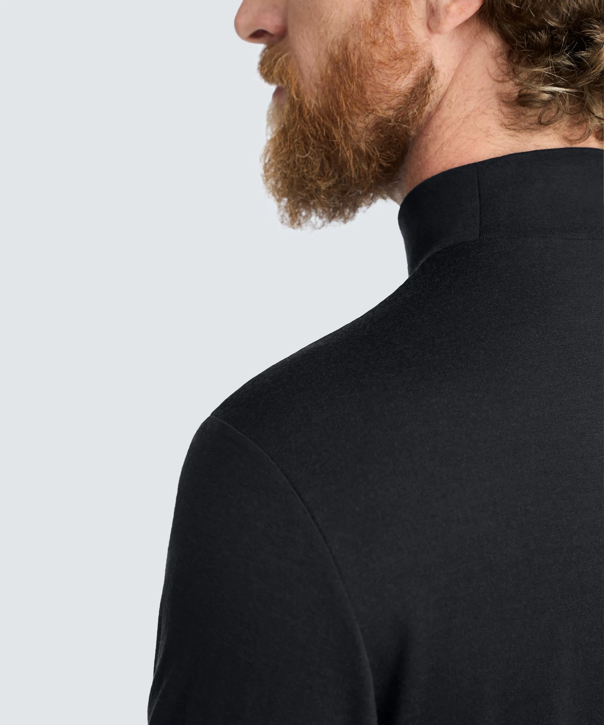 Men's Long Sleeve Merino Hi-Neck sold by Unbound Merino product image thumbnail 3