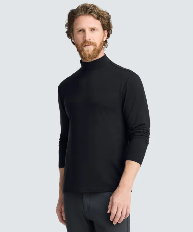 Men's Long Sleeve Merino Hi-Neck sold by Unbound Merino