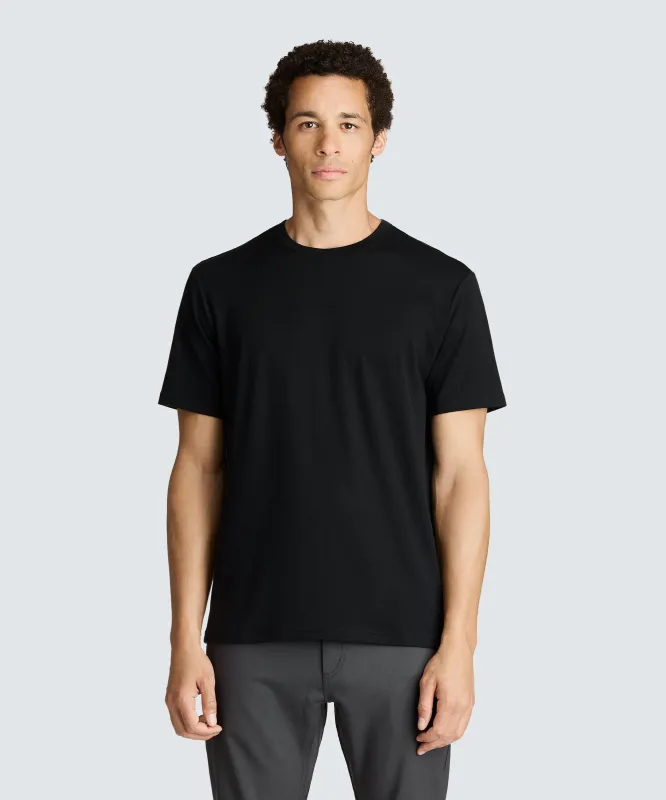 Men's Relaxed Merino Crew Neck T-Shirt sold by Unbound Merino