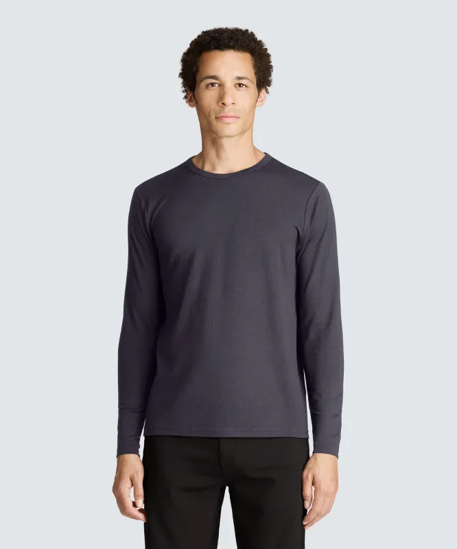 Men's Tall Long Sleeve Merino Crew sold by Unbound Merino