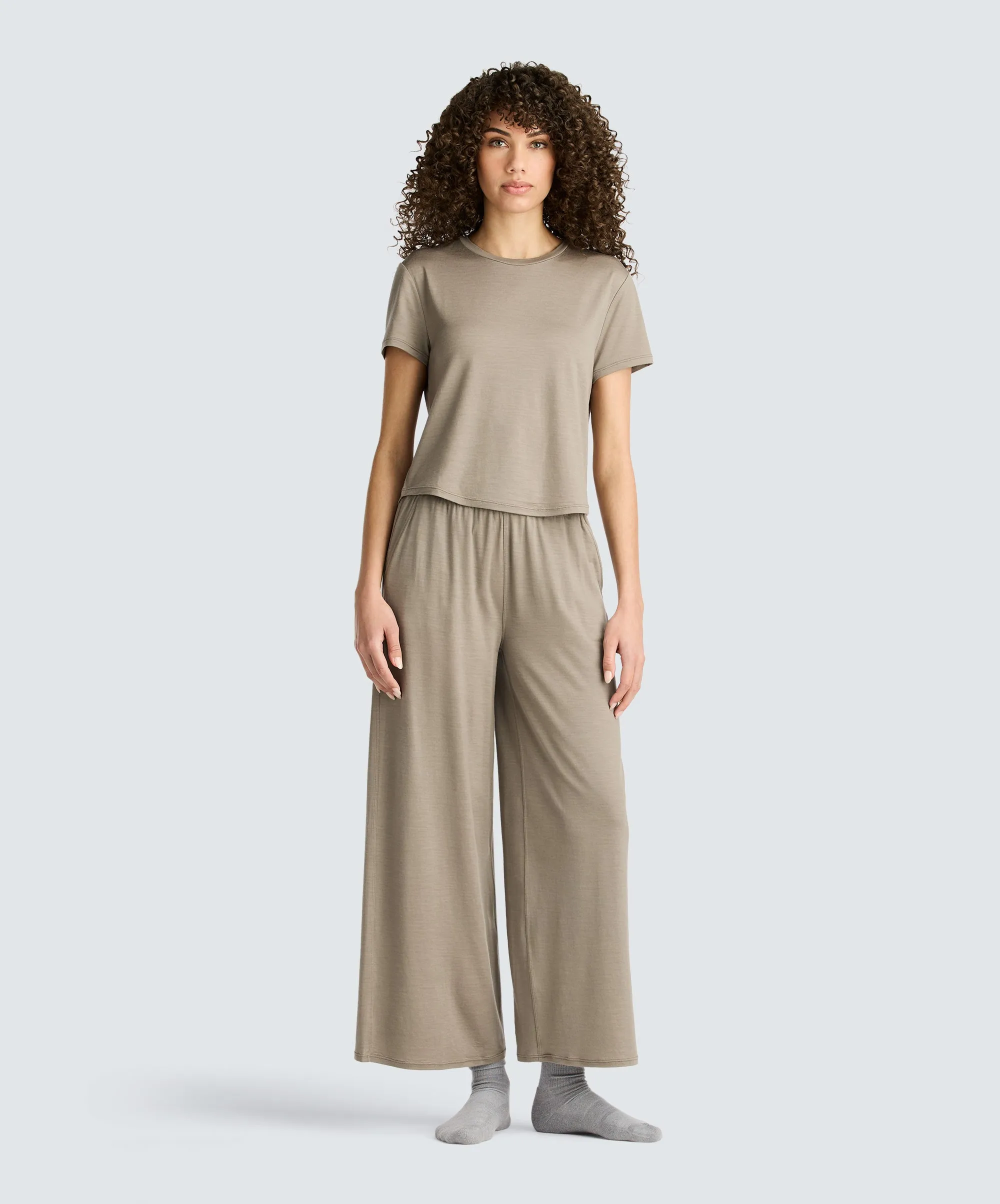 Women's Ultrafine Merino Sleep Top sold by Unbound Merino product image thumbnail 2