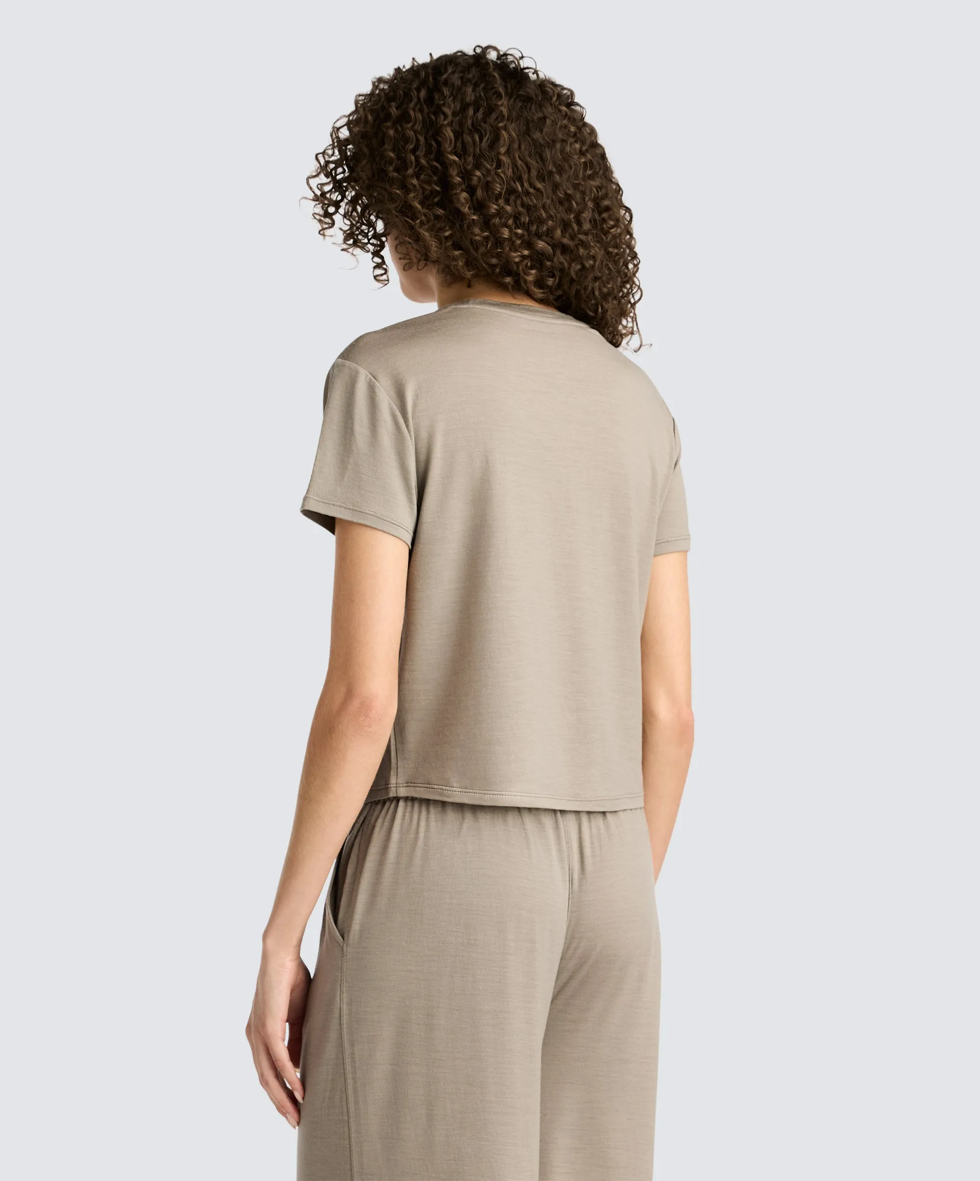 Women's Ultrafine Merino Sleep Top sold by Unbound Merino product image thumbnail 5