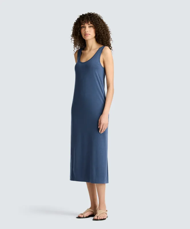 Women's Midi Merino Travel Dress sold by Unbound Merino