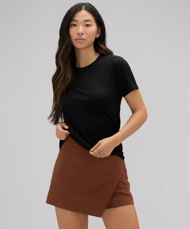 Women's Ultralight Merino Crew T-Shirt sold by Unbound Merino