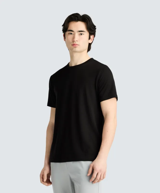 Men's Tall Merino Crew Neck T-Shirt sold by Unbound Merino