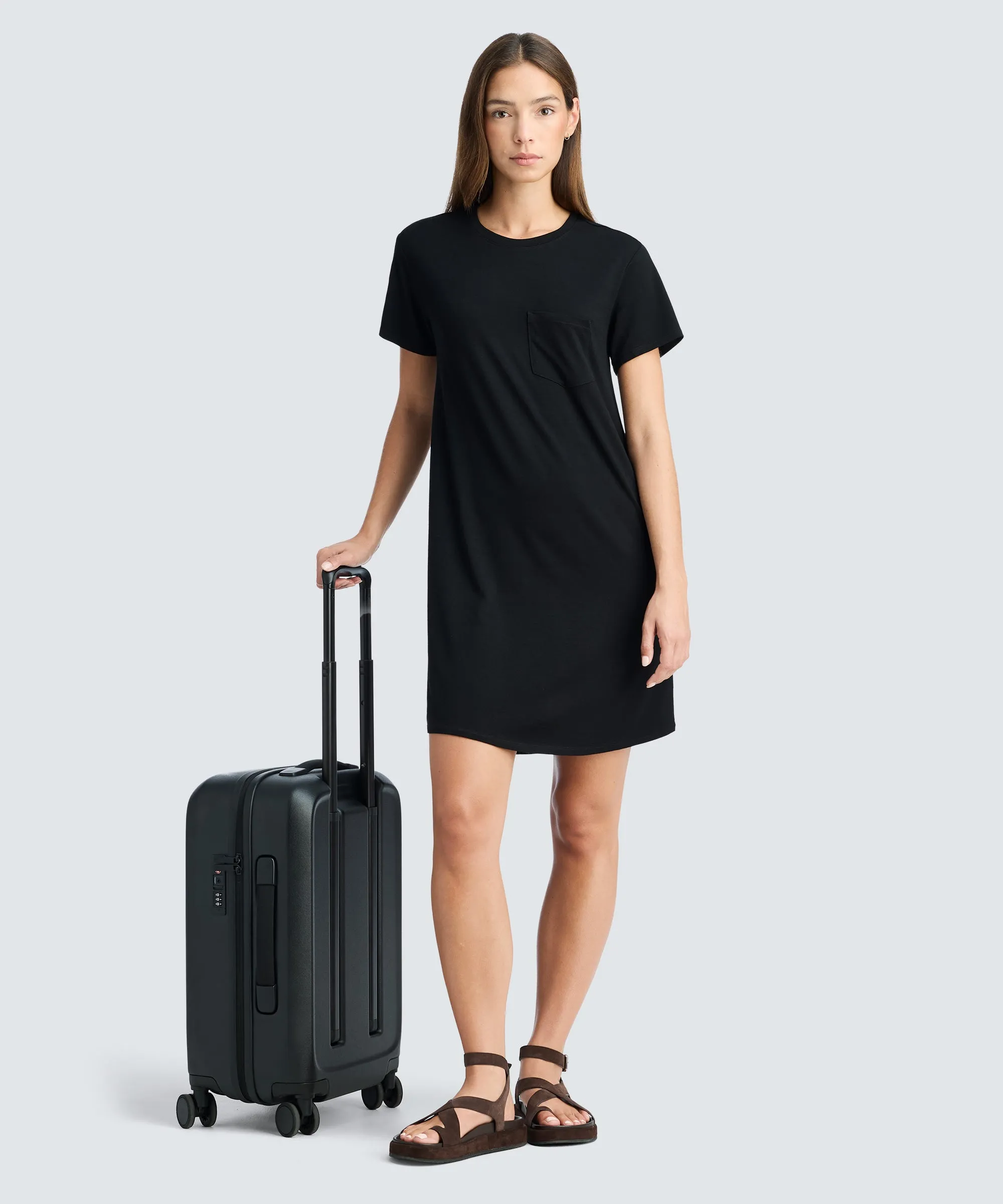 Women's Merino T-Shirt Dress sold by Unbound Merino product image thumbnail 3