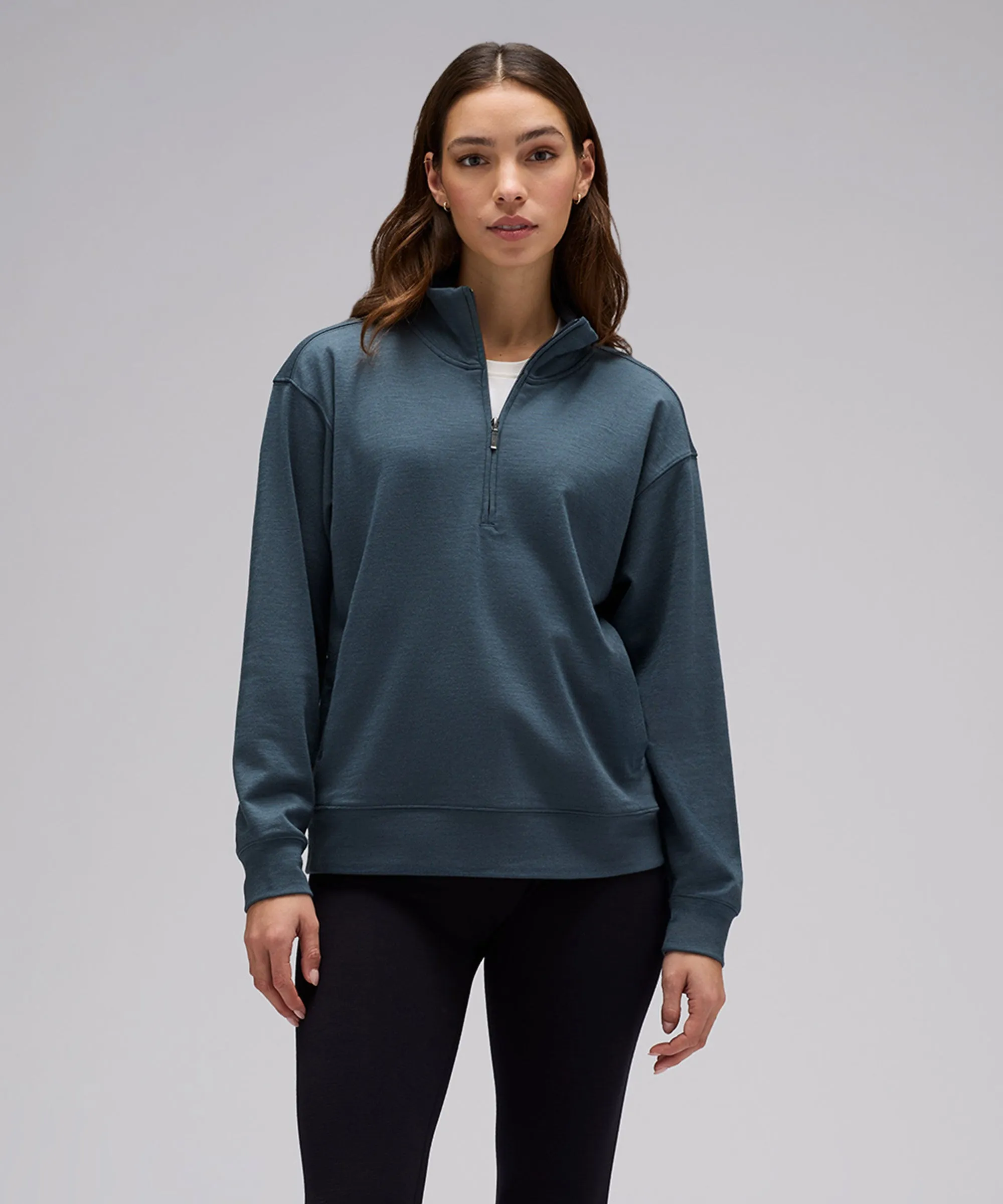 Women's Merino Transit Quarter Zip sold by Unbound Merino