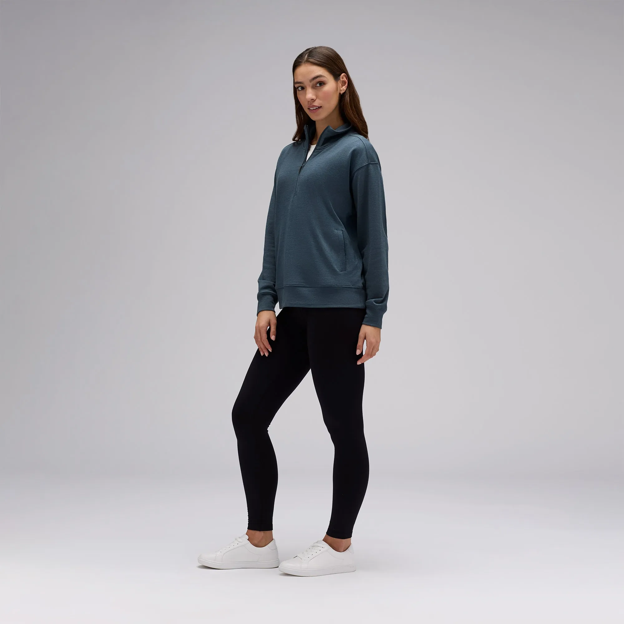 Women's Merino Transit Quarter Zip sold by Unbound Merino product image thumbnail 2