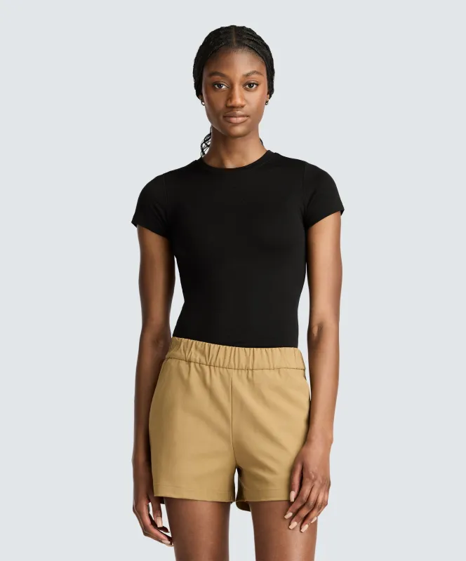 Women's Slim Merino Crew Neck T-Shirt sold by Unbound Merino