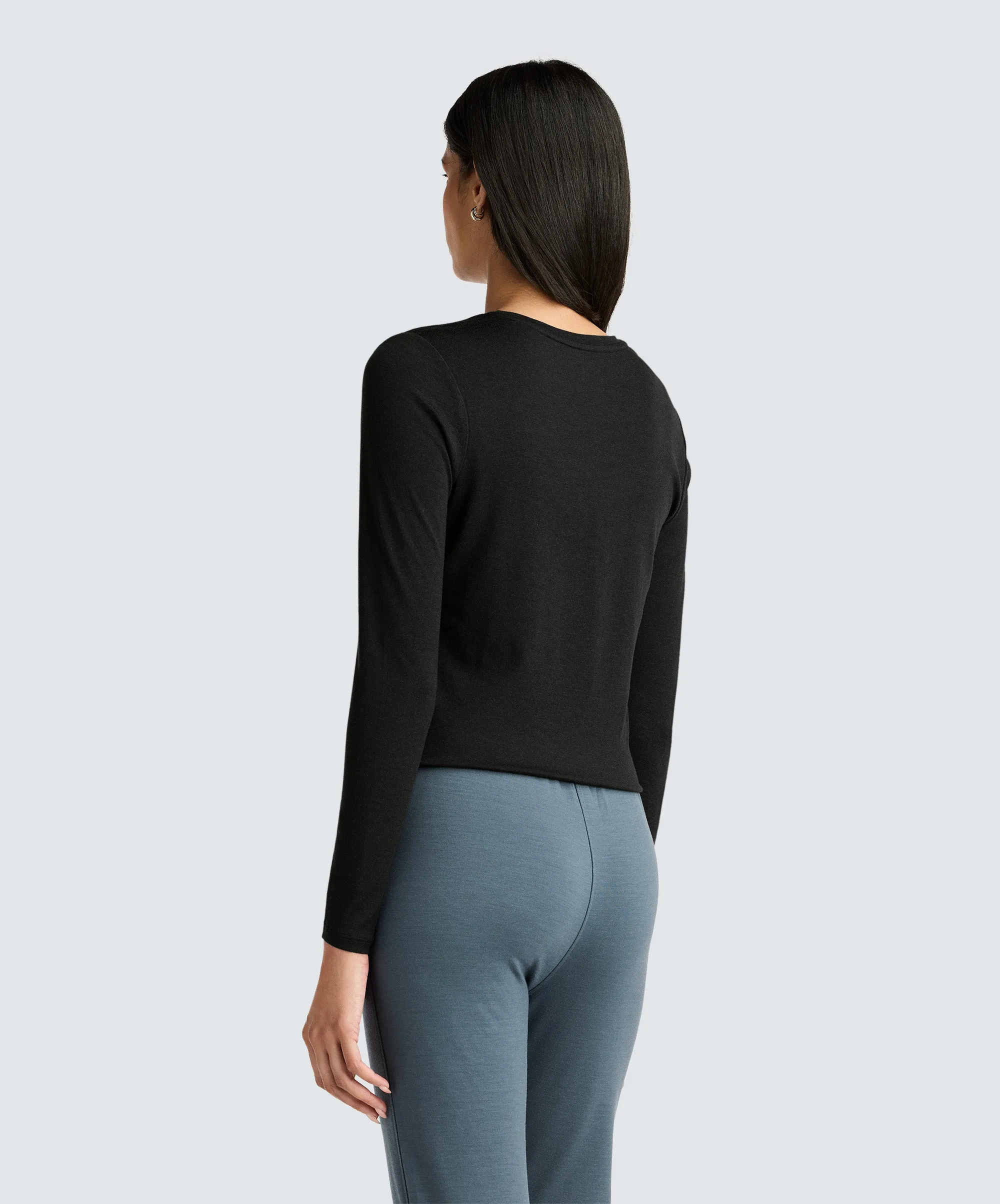 Women's Long Sleeve Merino Crew sold by Unbound Merino product image thumbnail 4