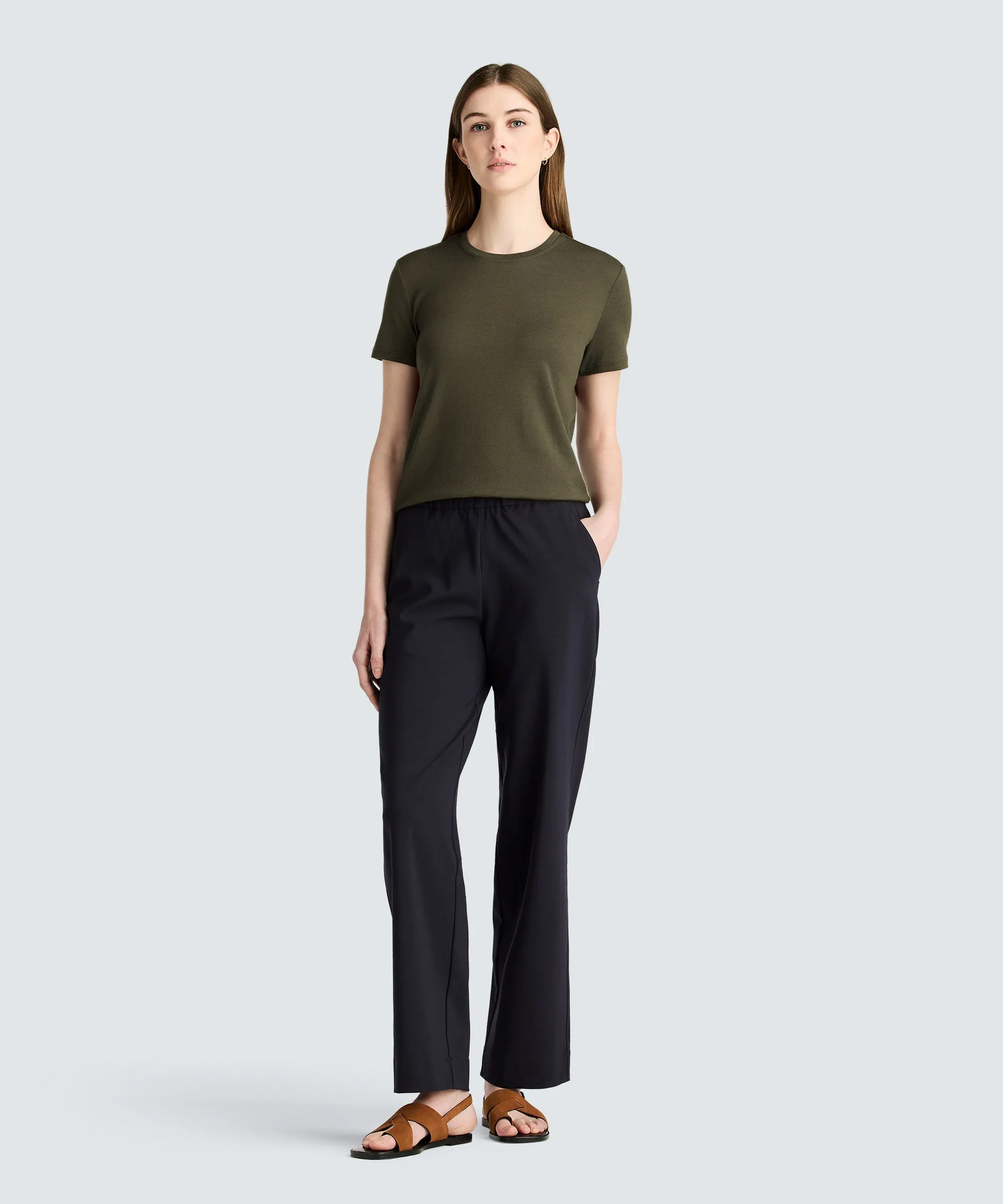 Women's Merino Crew Neck T-Shirt sold by Unbound Merino product image thumbnail 2