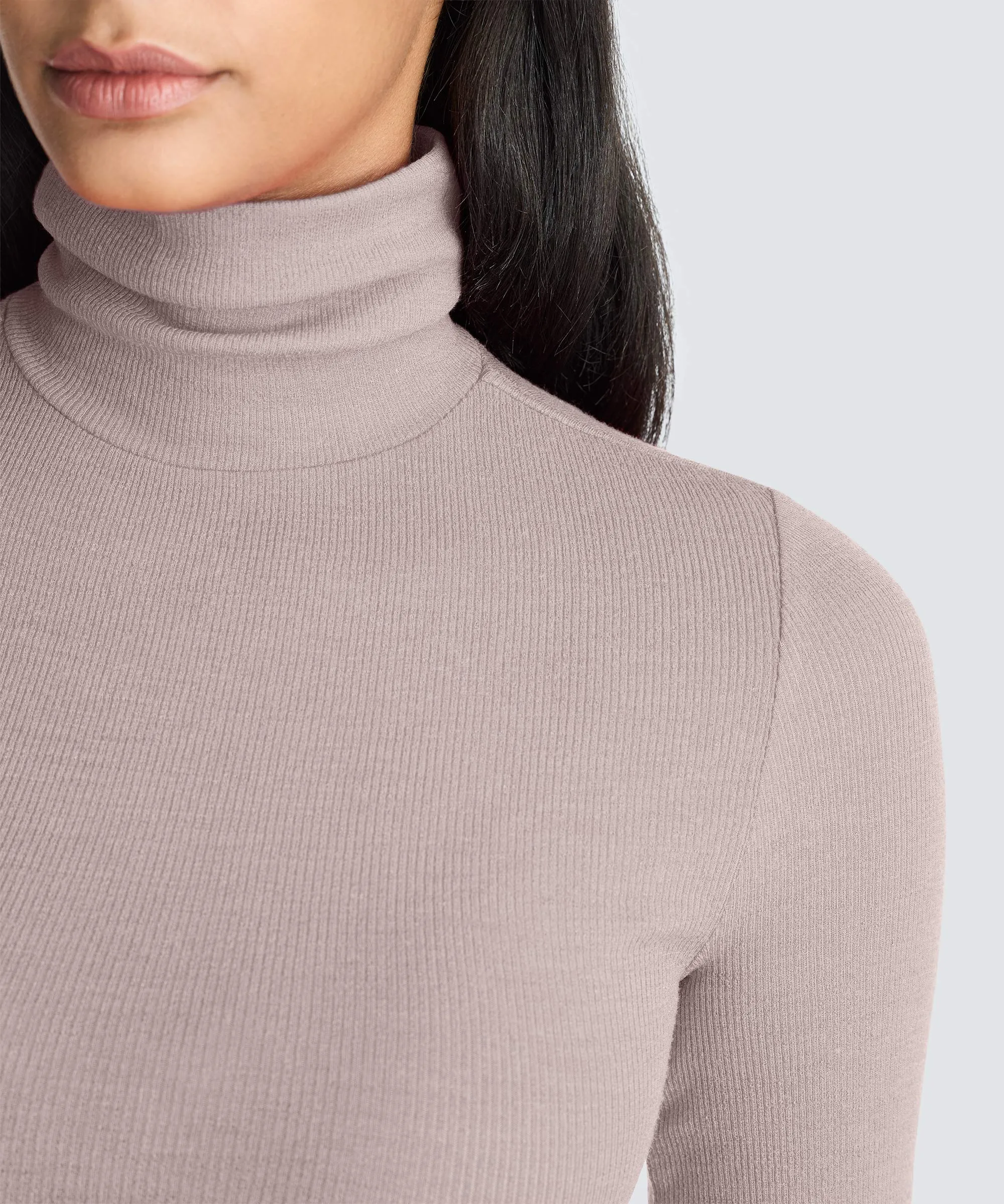 Women's Rib Turtle Neck Long Sleeve sold by Unbound Merino product image thumbnail 4