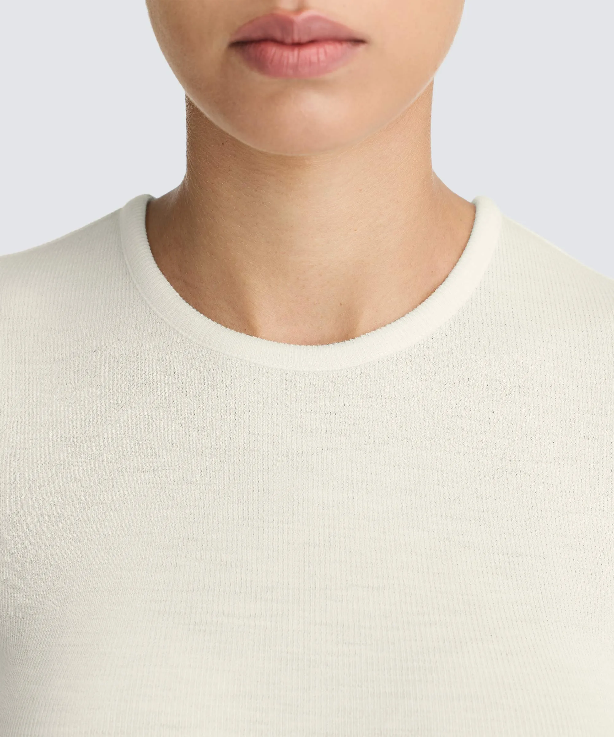 Women's Rib Fitted Long Sleeve Crew sold by Unbound Merino product image thumbnail 5