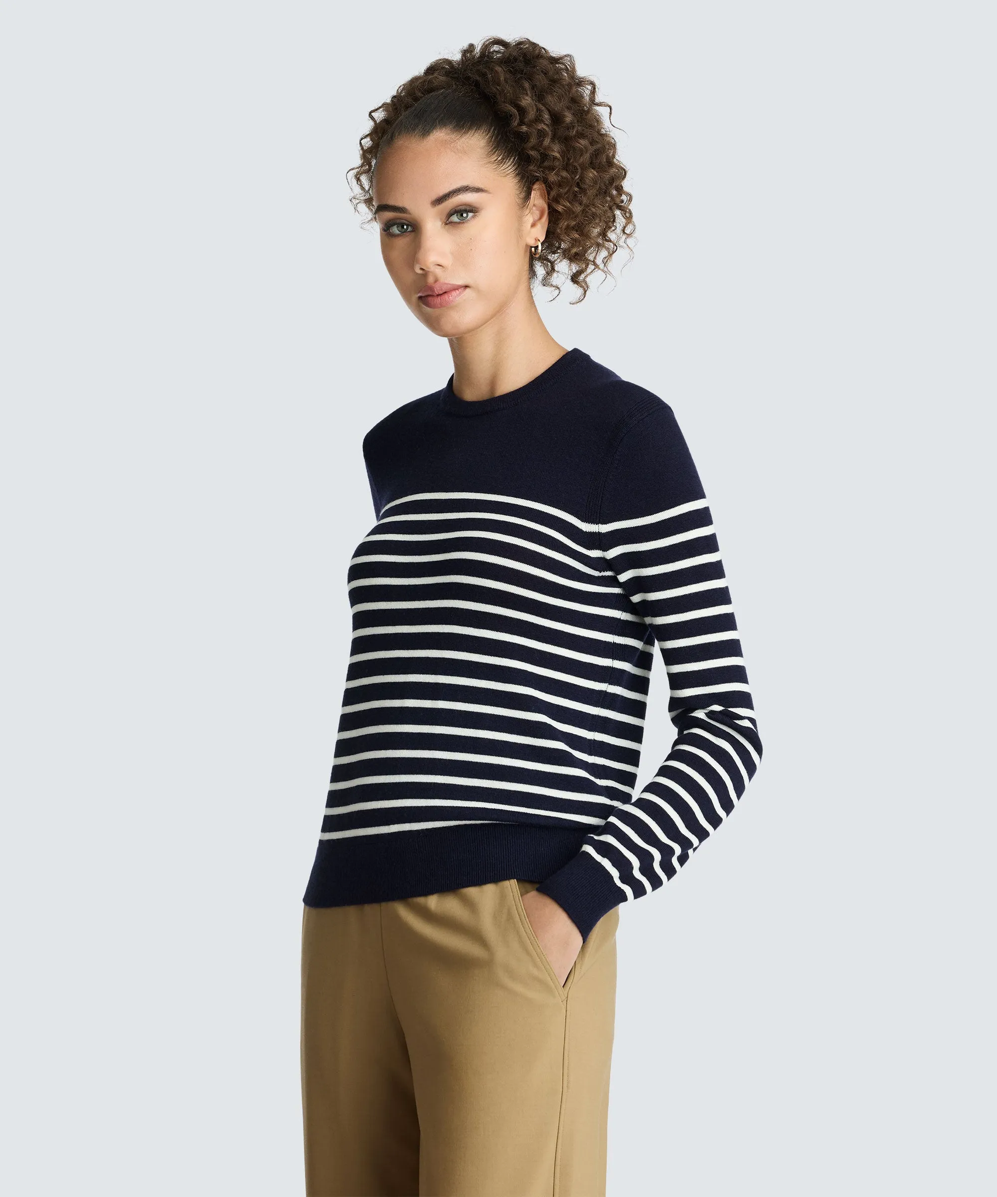 Women's Merino Crew Sweater sold by Unbound Merino product image thumbnail 3
