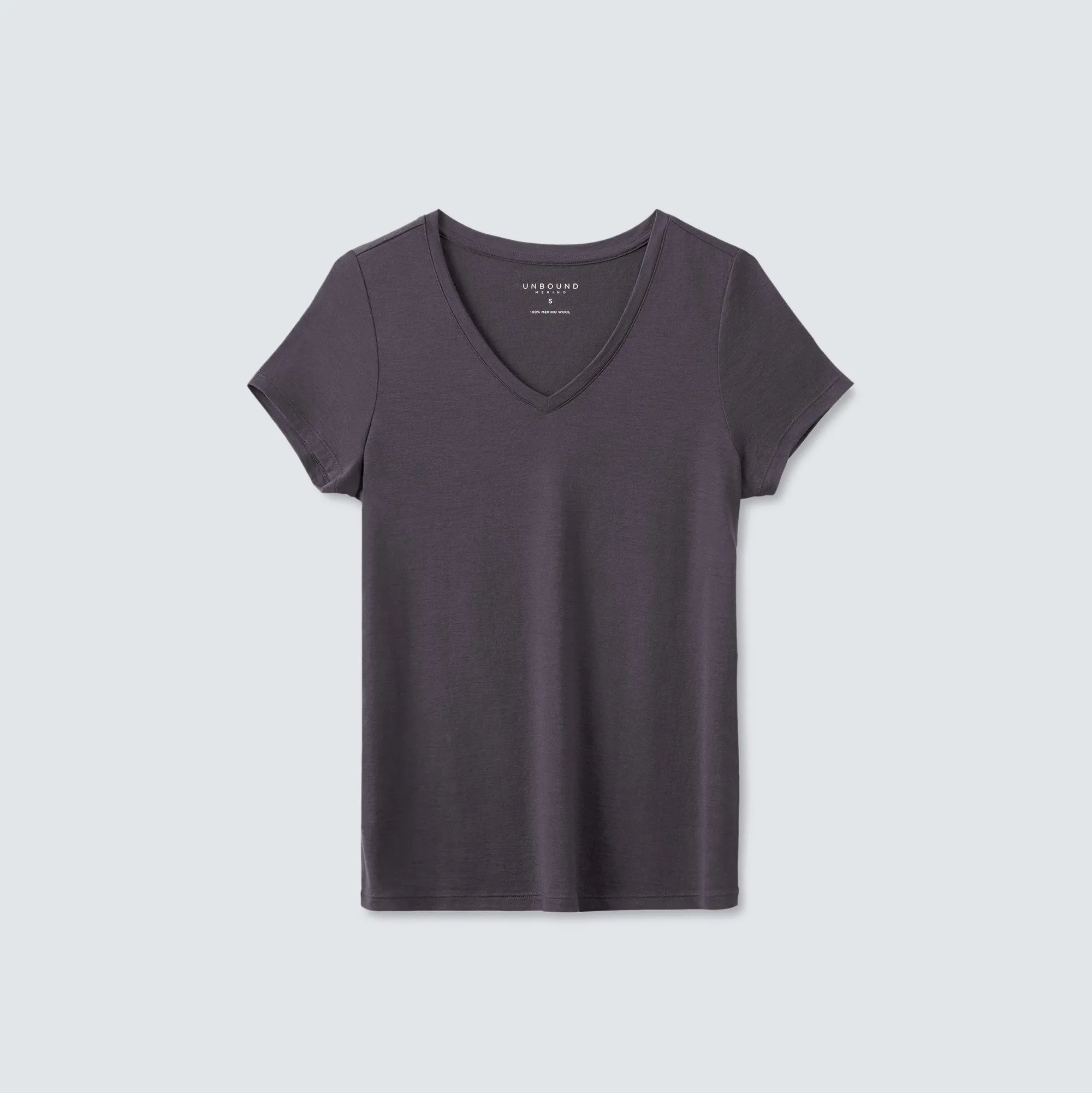 Women's Petite Merino V-Neck T-Shirt sold by Unbound Merino product image thumbnail 5