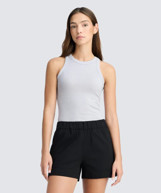 Women's Merino Rib Racer Tank sold by Unbound Merino