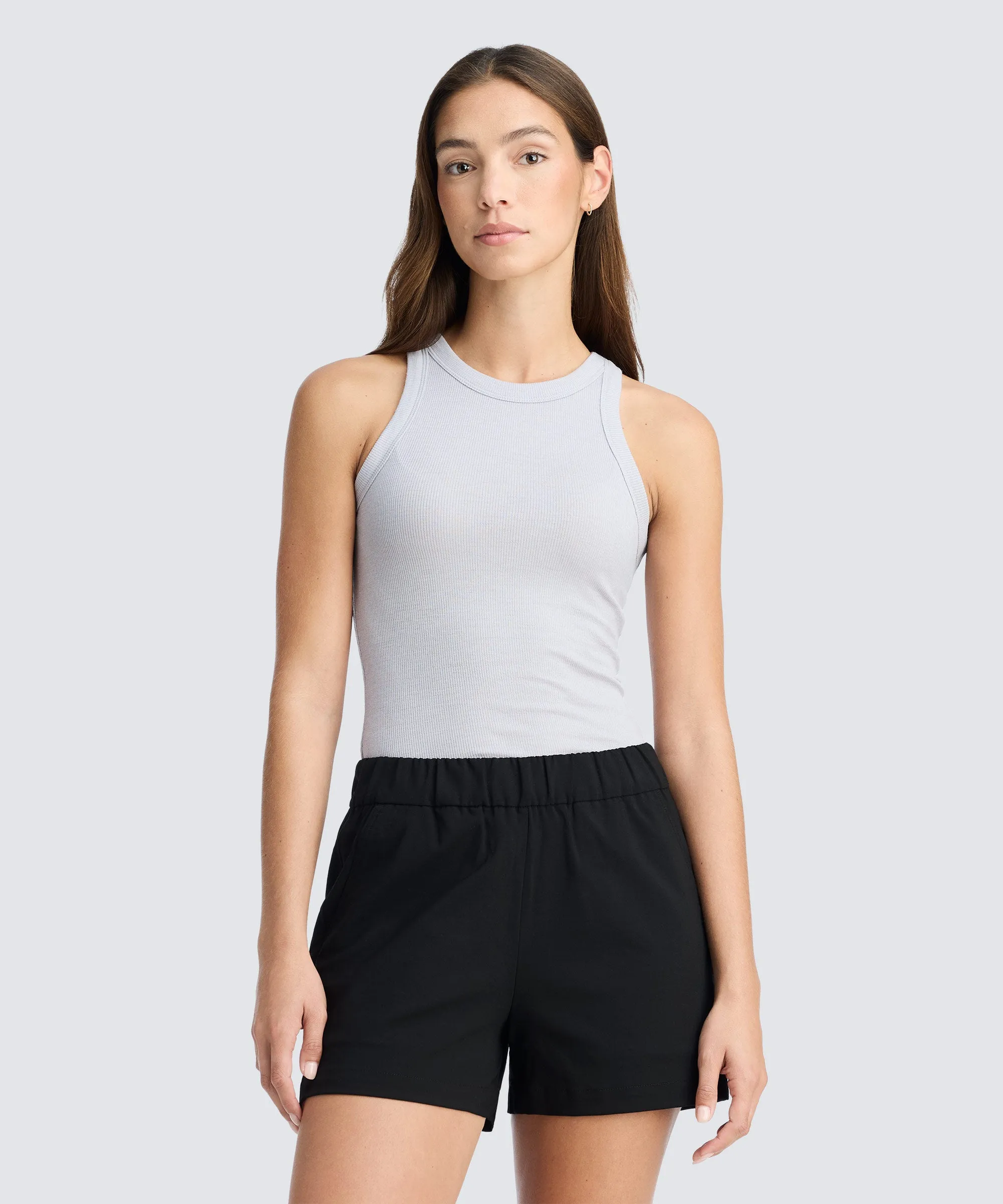 Women's Merino Rib Racer Tank sold by Unbound Merino