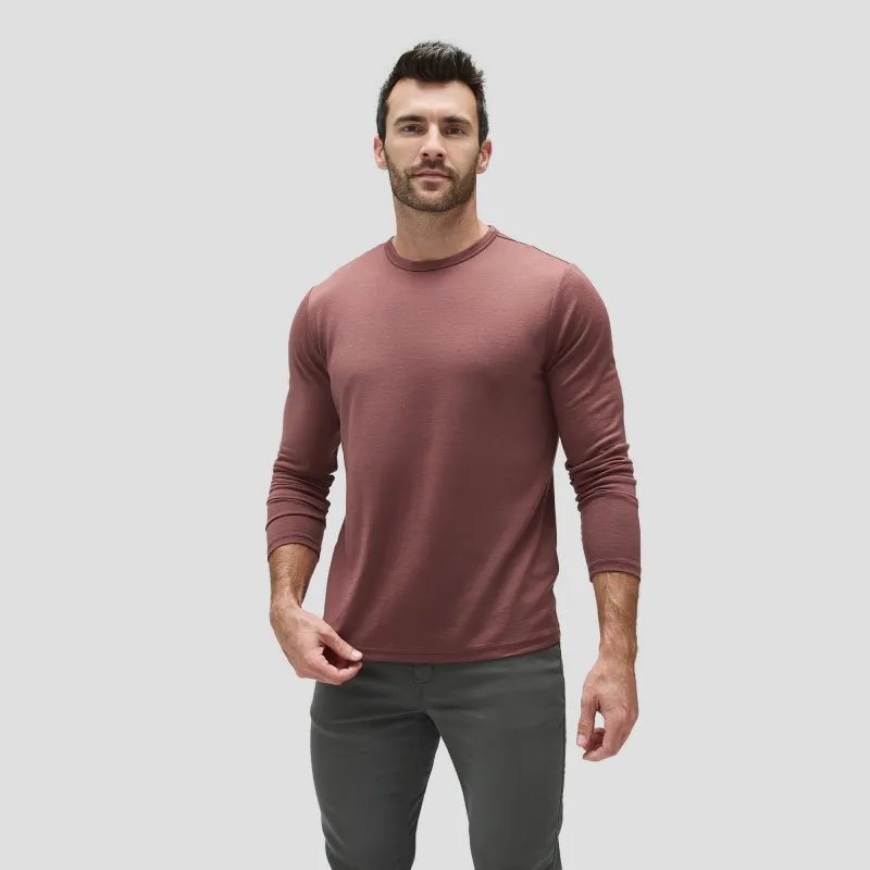 Men's Long Sleeve Merino Crew sold by Unbound Merino