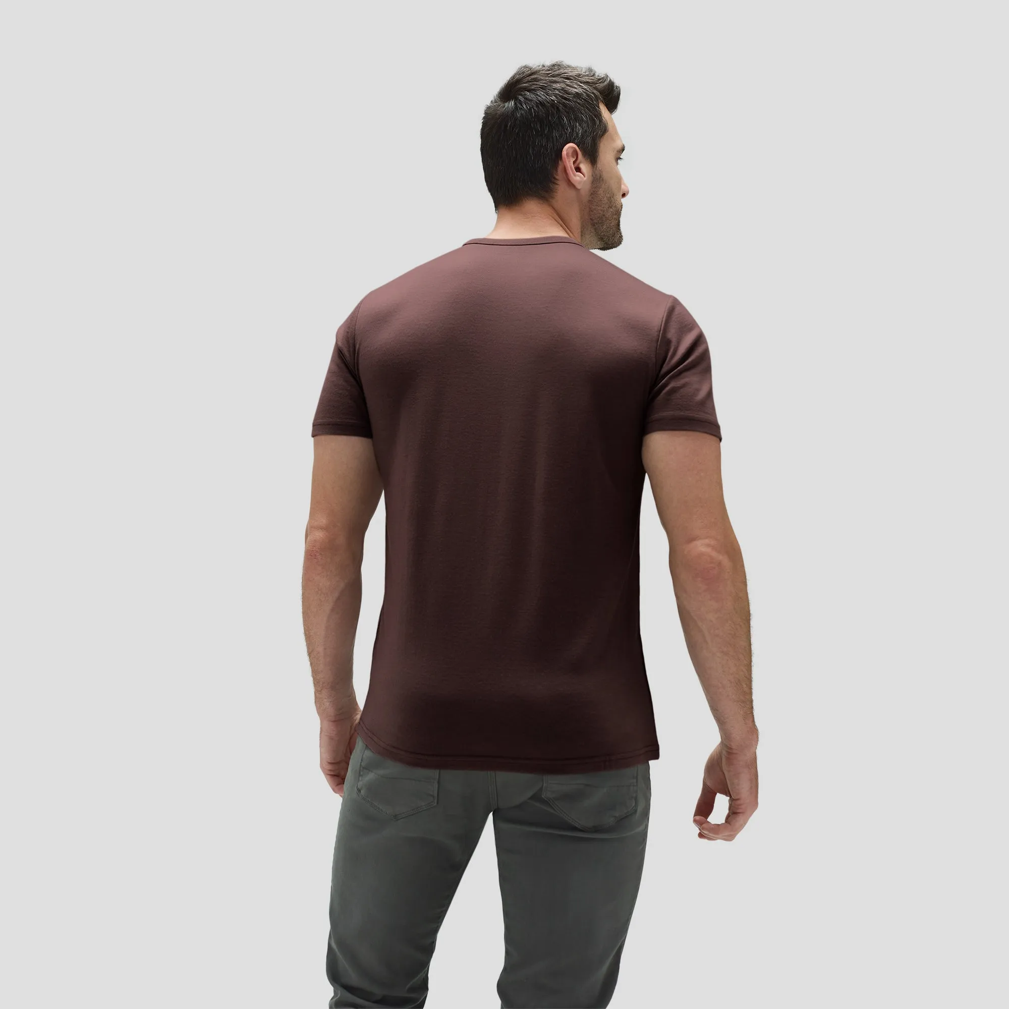 Men's Merino Crew Neck T-Shirt sold by Unbound Merino product image thumbnail 4